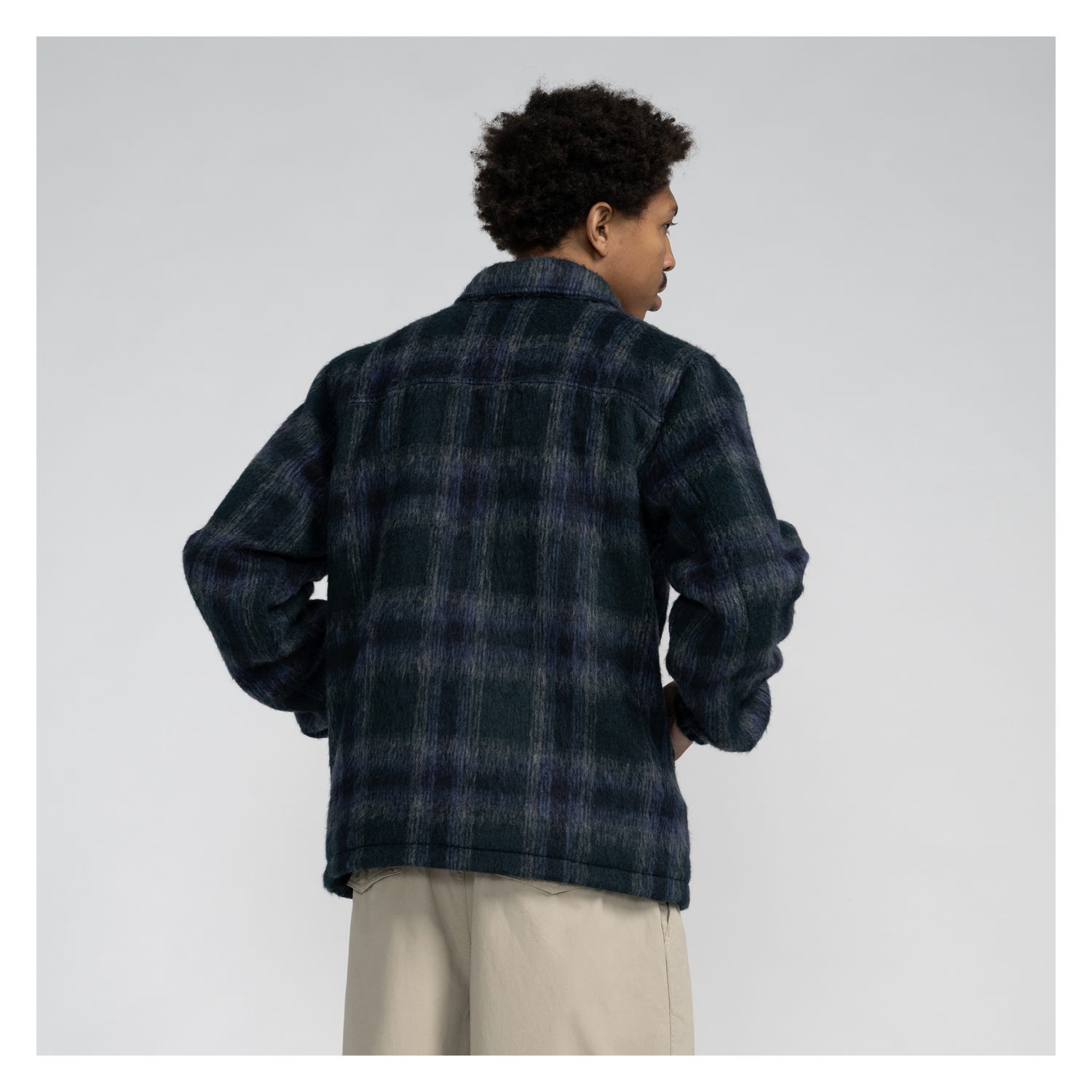 Chaqueta Santa Cruz Hideout - Navy/Blue/Grey Check