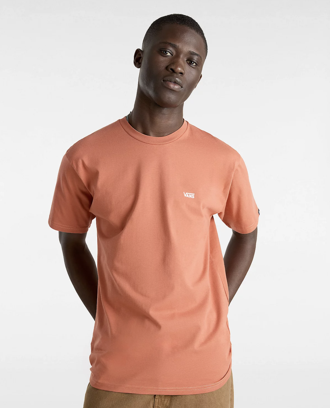Camiseta Vans Left Chest Logo - Auburn