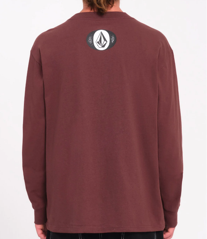 Camiseta Volcom Skate Vitals Remy - Merlot