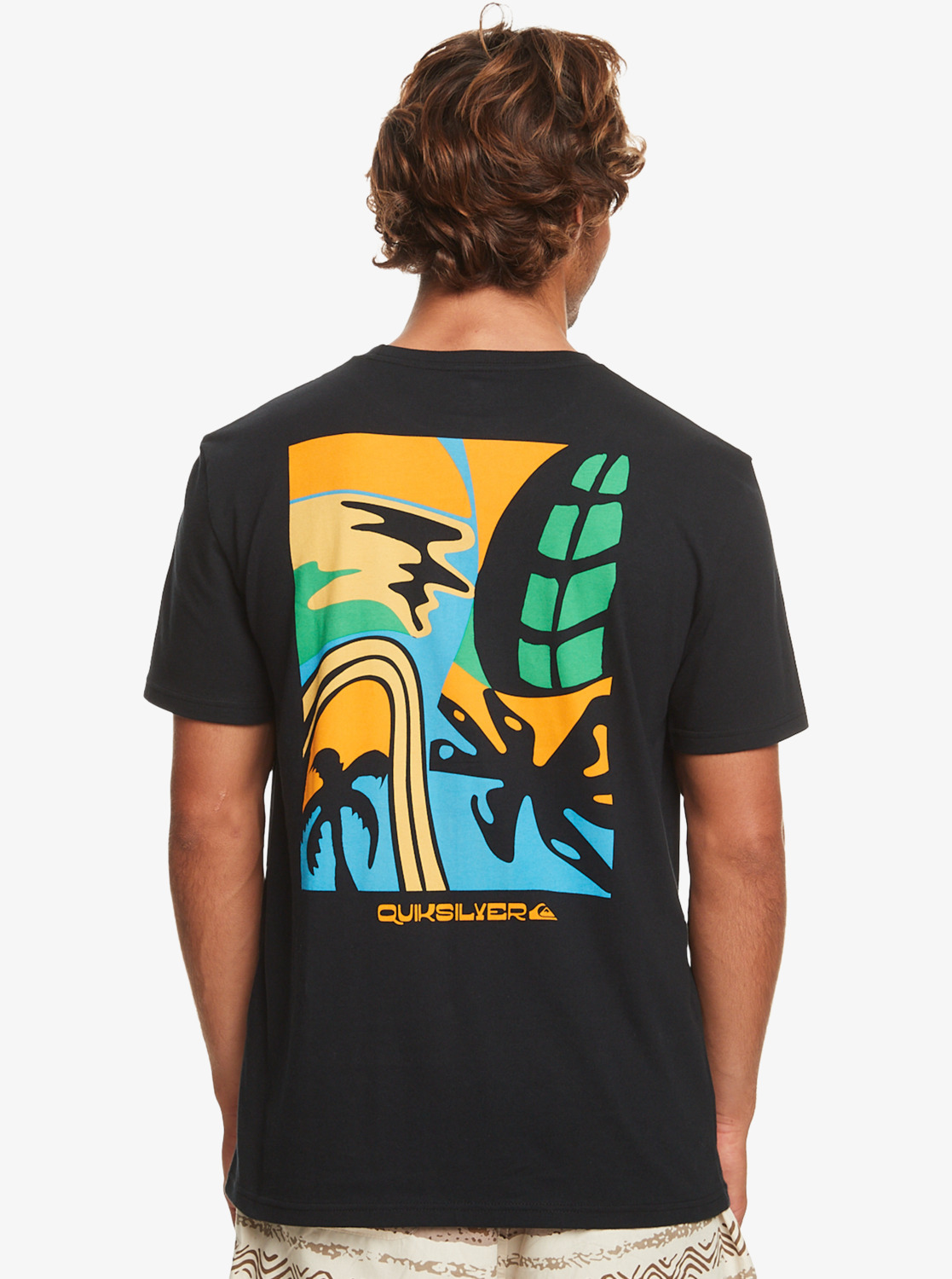 Camiseta Quiksilver Weird Trip - Black