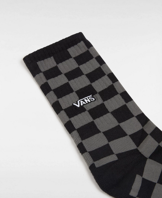 Calcetines Vans Checkerboard Crew - Black