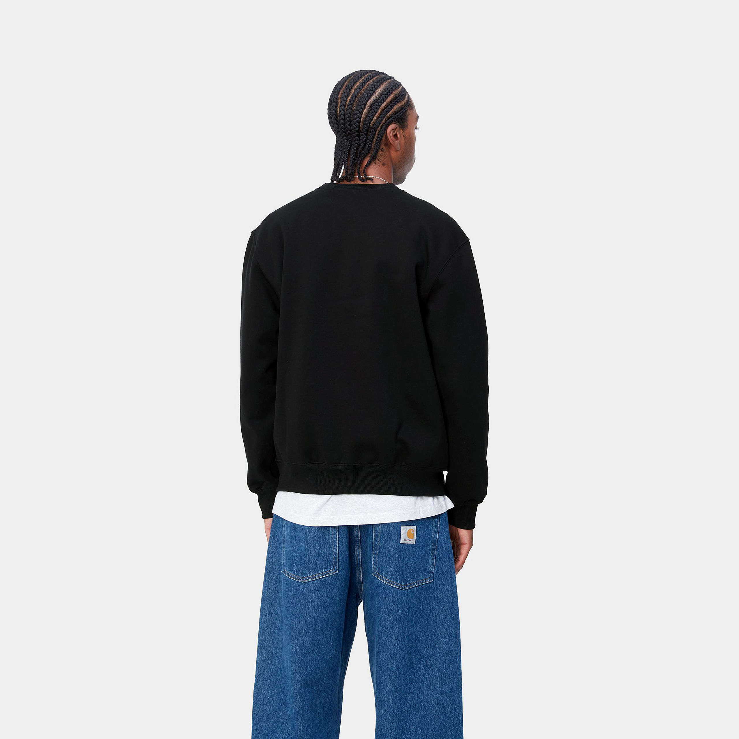 Sudadera Carhartt WIP Sweat - Black / White