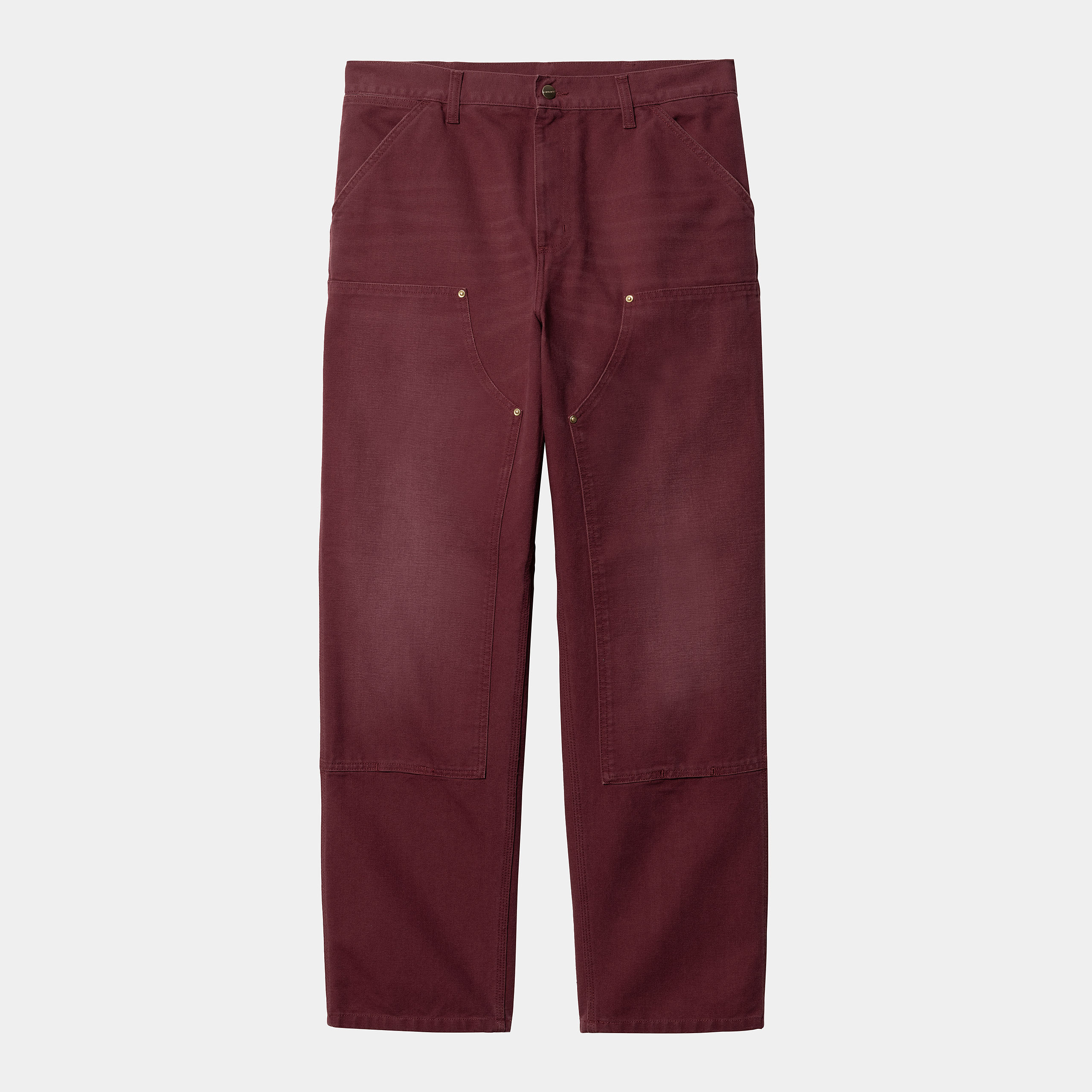 Pantalón Carhartt WIP Double Knee - Malbec (Aged Canvas)