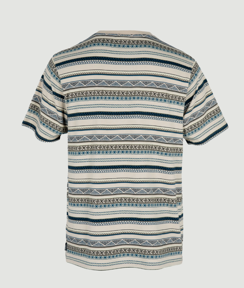 Camiseta O´neill Ikat Jacquard - Grey Ikat Stripe