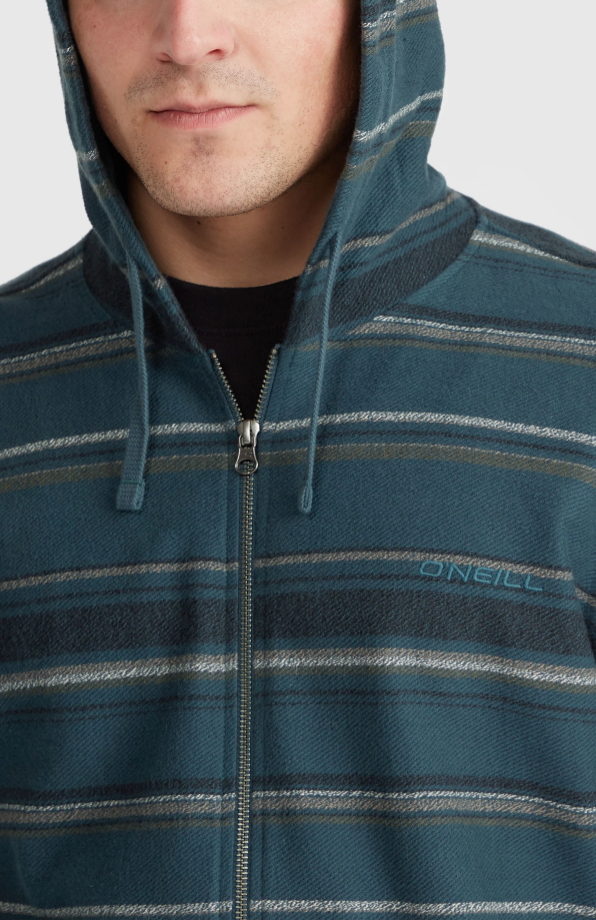 Sudadera con Cremallera O'neill Bavaro - Blue Ikat Stripe