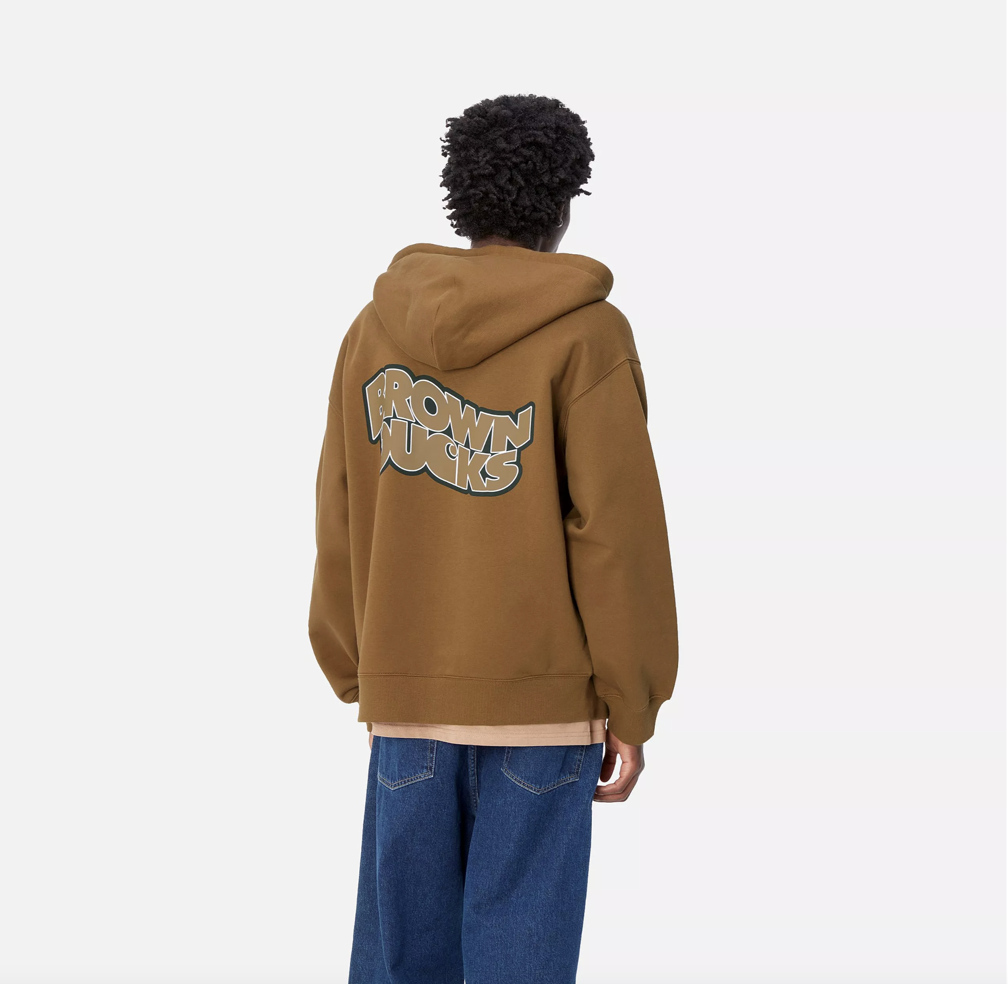 Sudadera Con Cremallera Carhartt WIP Brown Ducks - Hamilton Brown