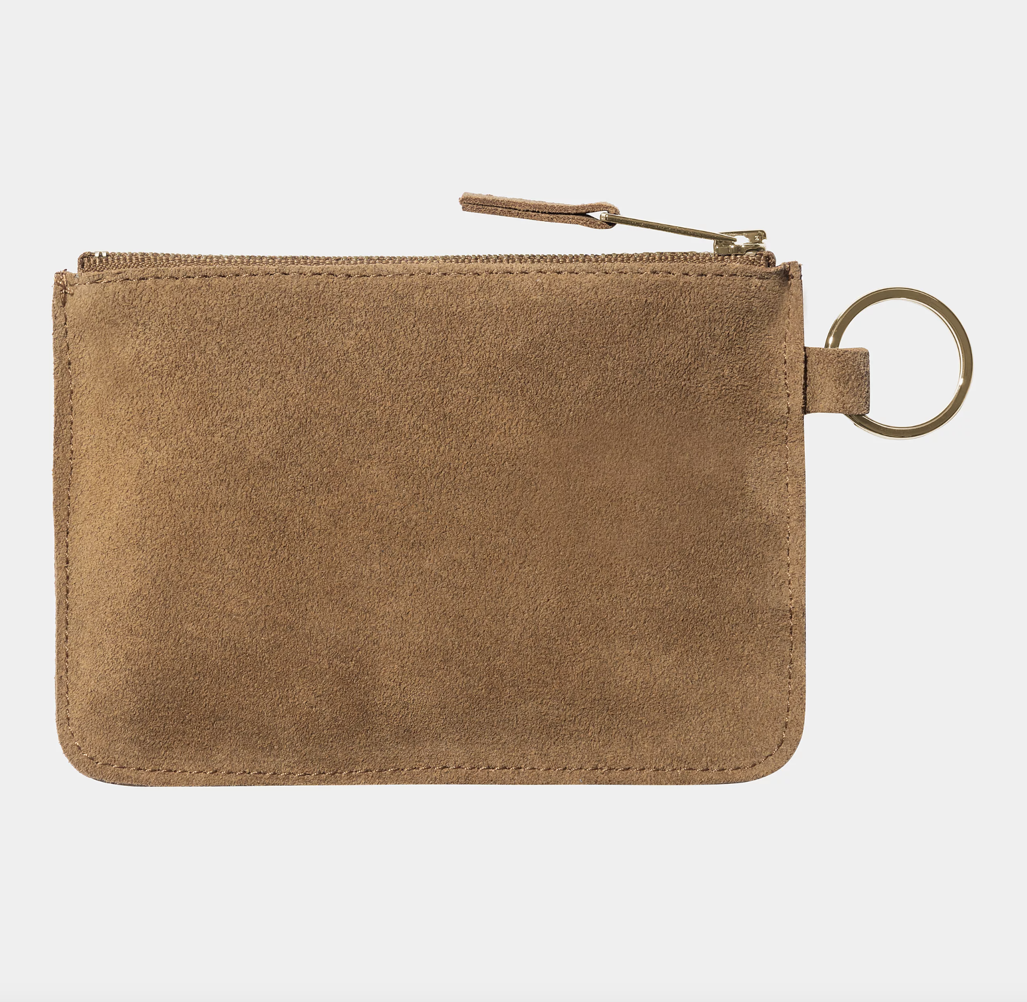 Cartera Carhartt WIP Artificial Suede Zip - Hamilton Brown