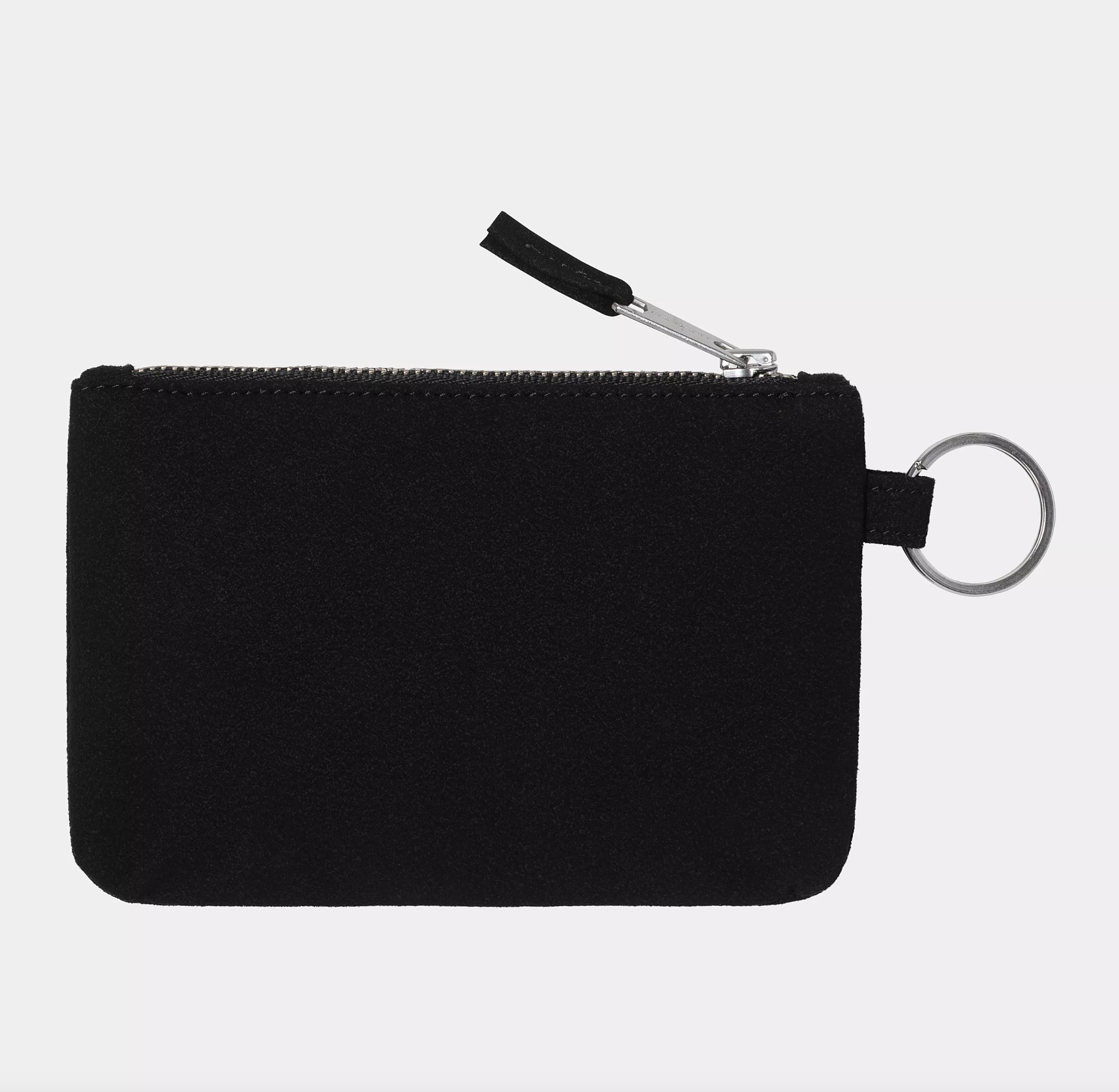 Cartera Carhartt WIP Artificial Suede Zip - Black