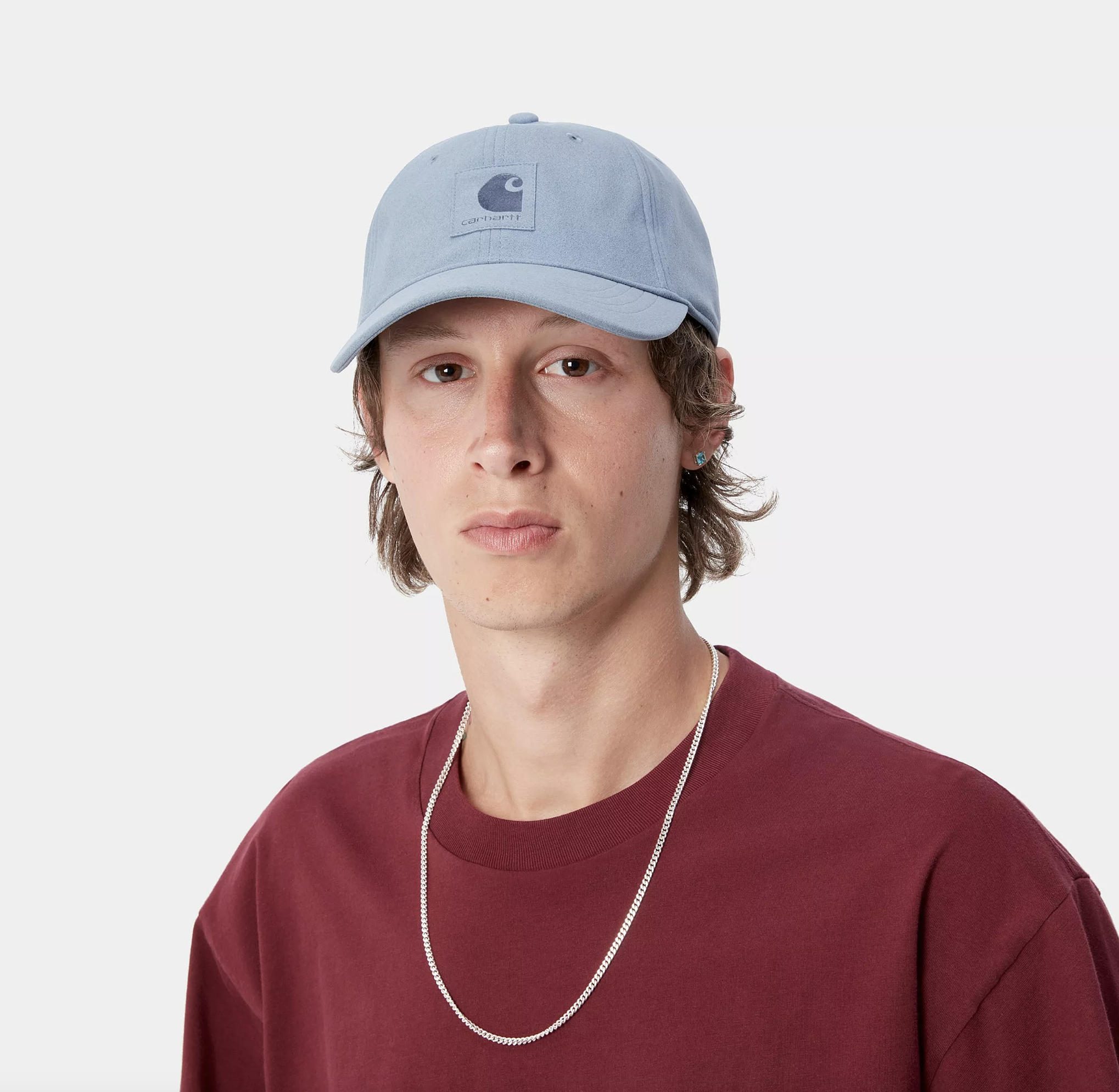 Gorra Carhartt WIP Suede - Dove Grey