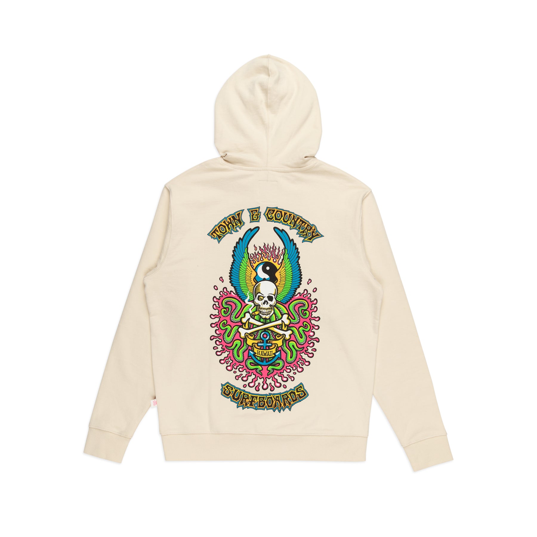 Sudadera Con Capucha T&amp;C Fleece - Natural