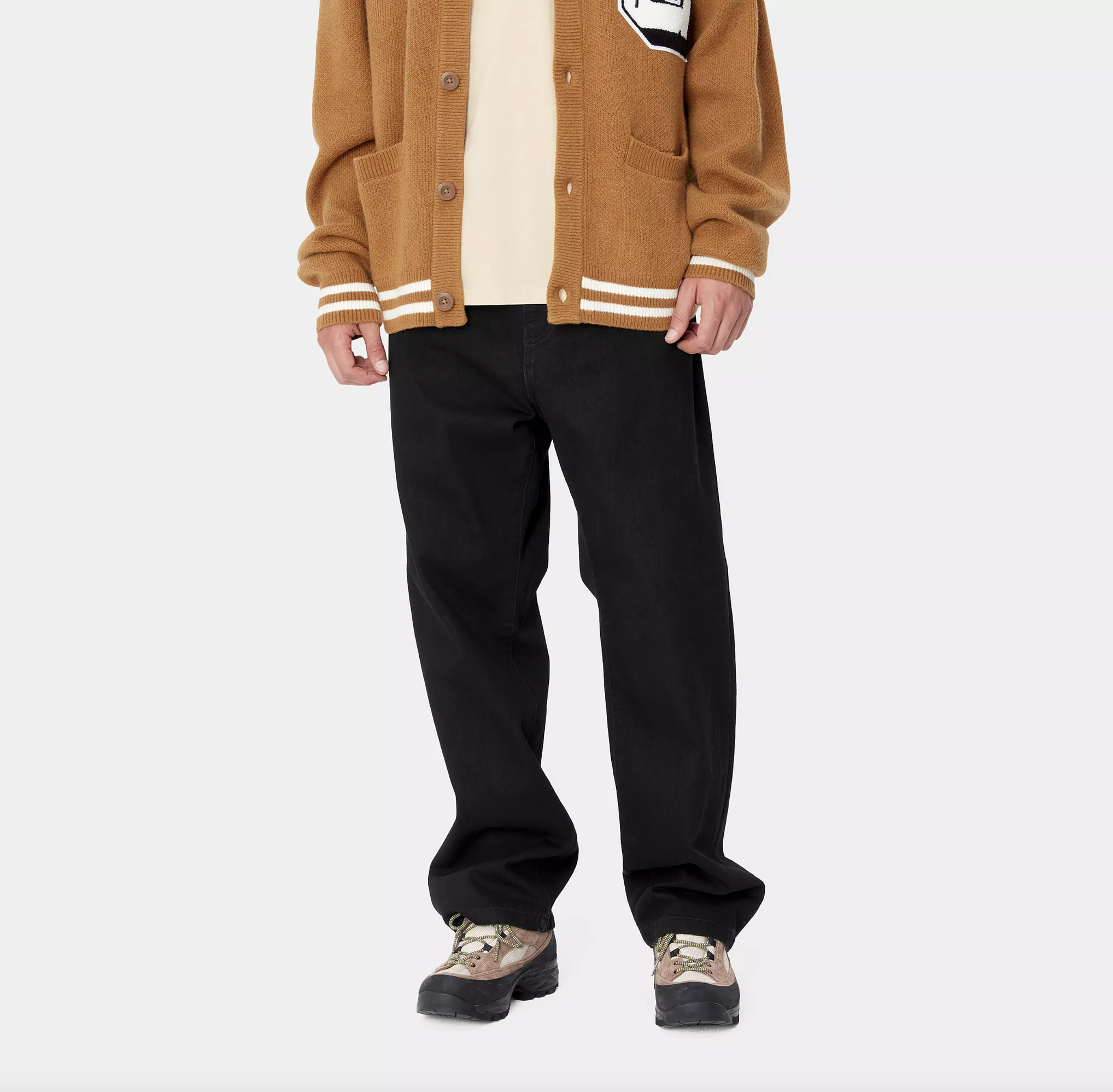 Pantalón Vaquero Carhartt WIP Landon - Black (Rinsed)