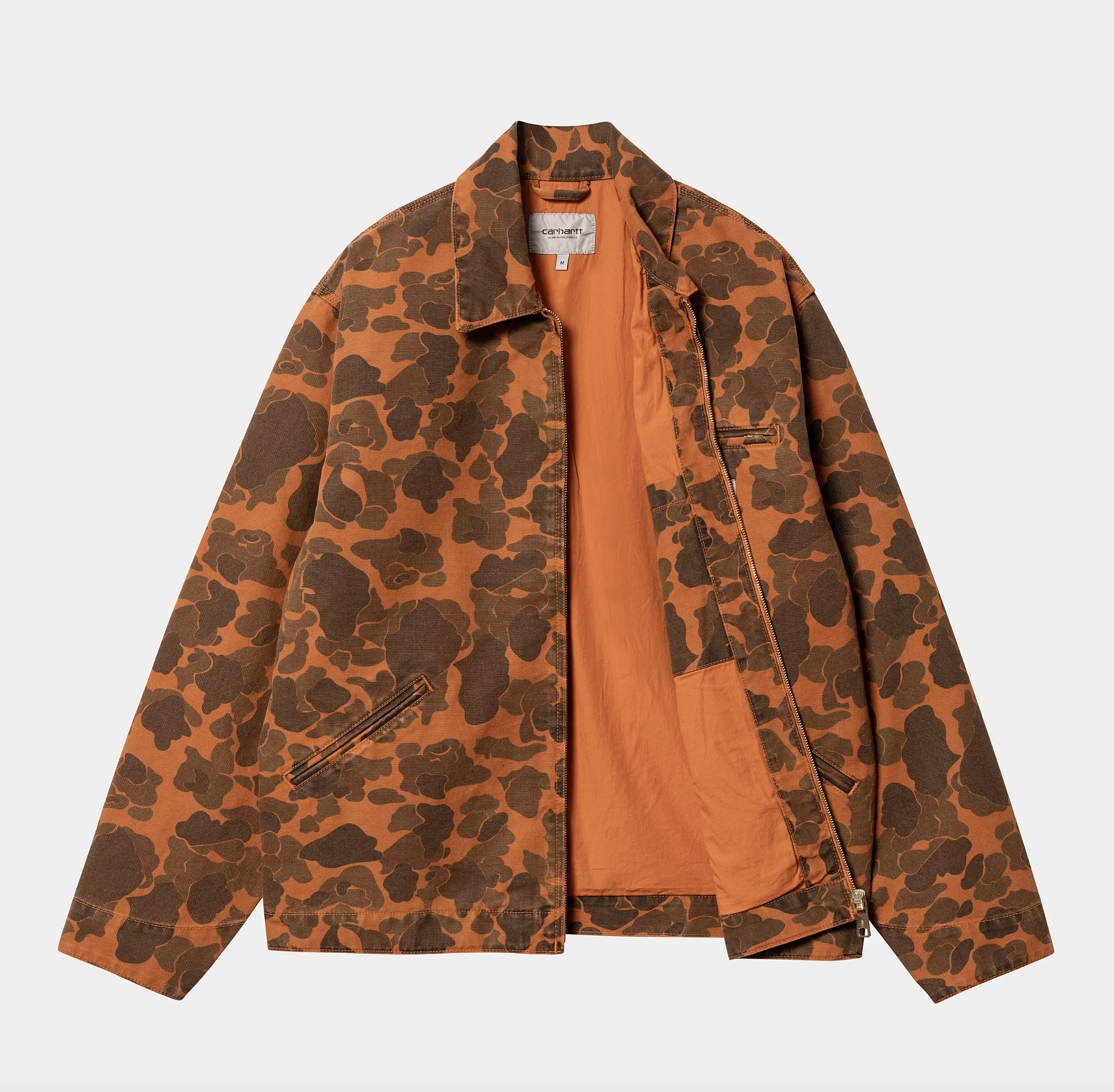 Chaqueta Carhartt WIP Duck Detroit - Camo Duck/Green/Turmeric (Garment Dyed)