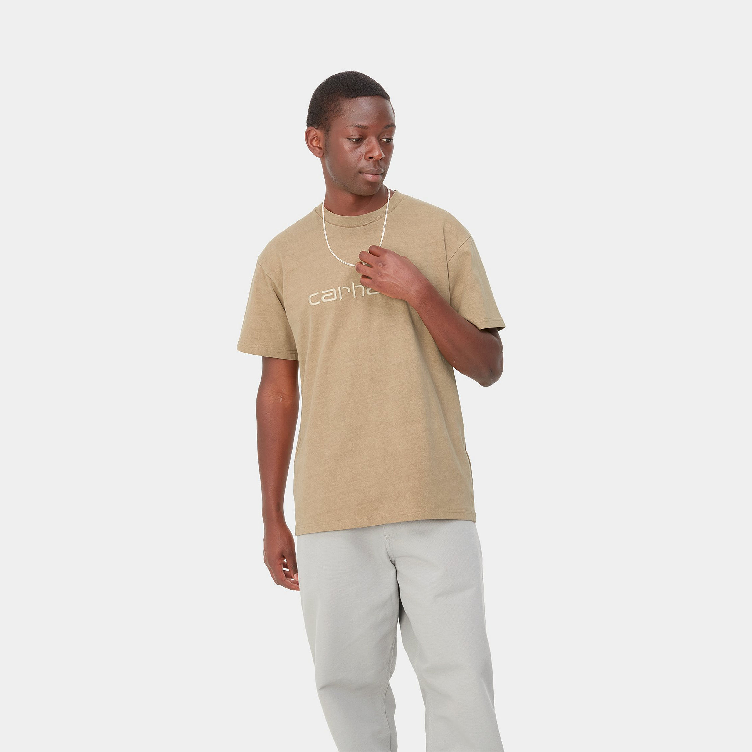 Camiseta Carhartt WIP S/S Duster - Ammonite