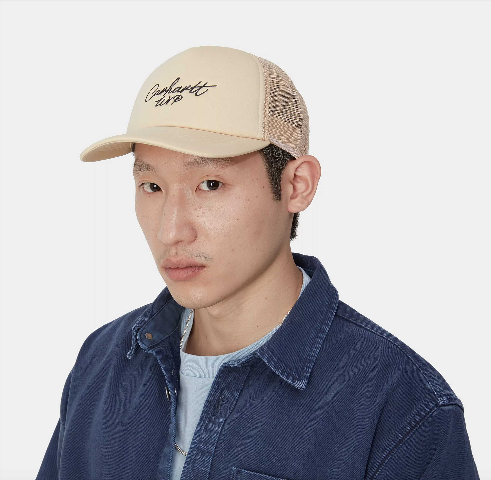 Gorra Carhartt WIP Signature Trucker - Cornsilk/Black