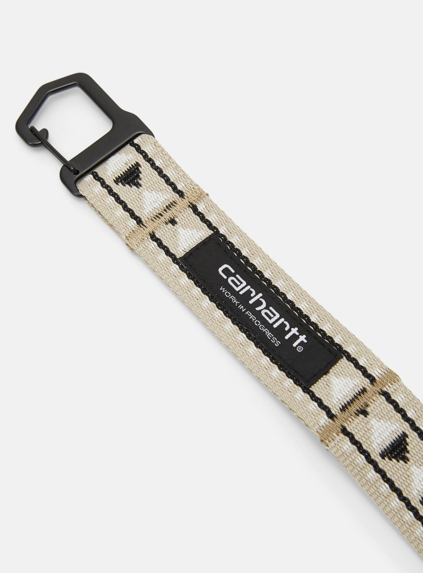 LLavero Carhartt WIP Coba Keychain - Leather/Black/Wax