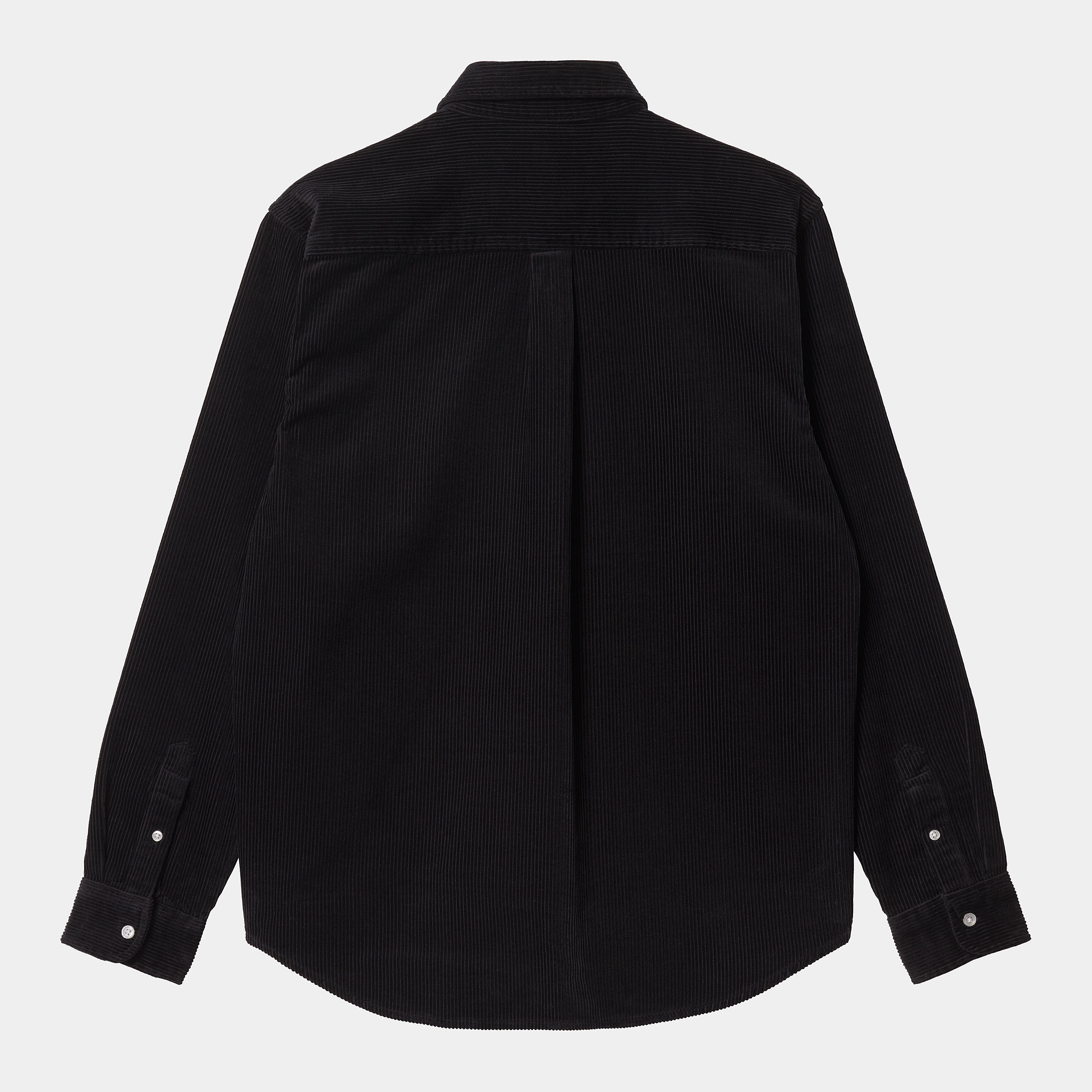 Camisa Carhartt WIP L/S Madison Cord - Black/White
