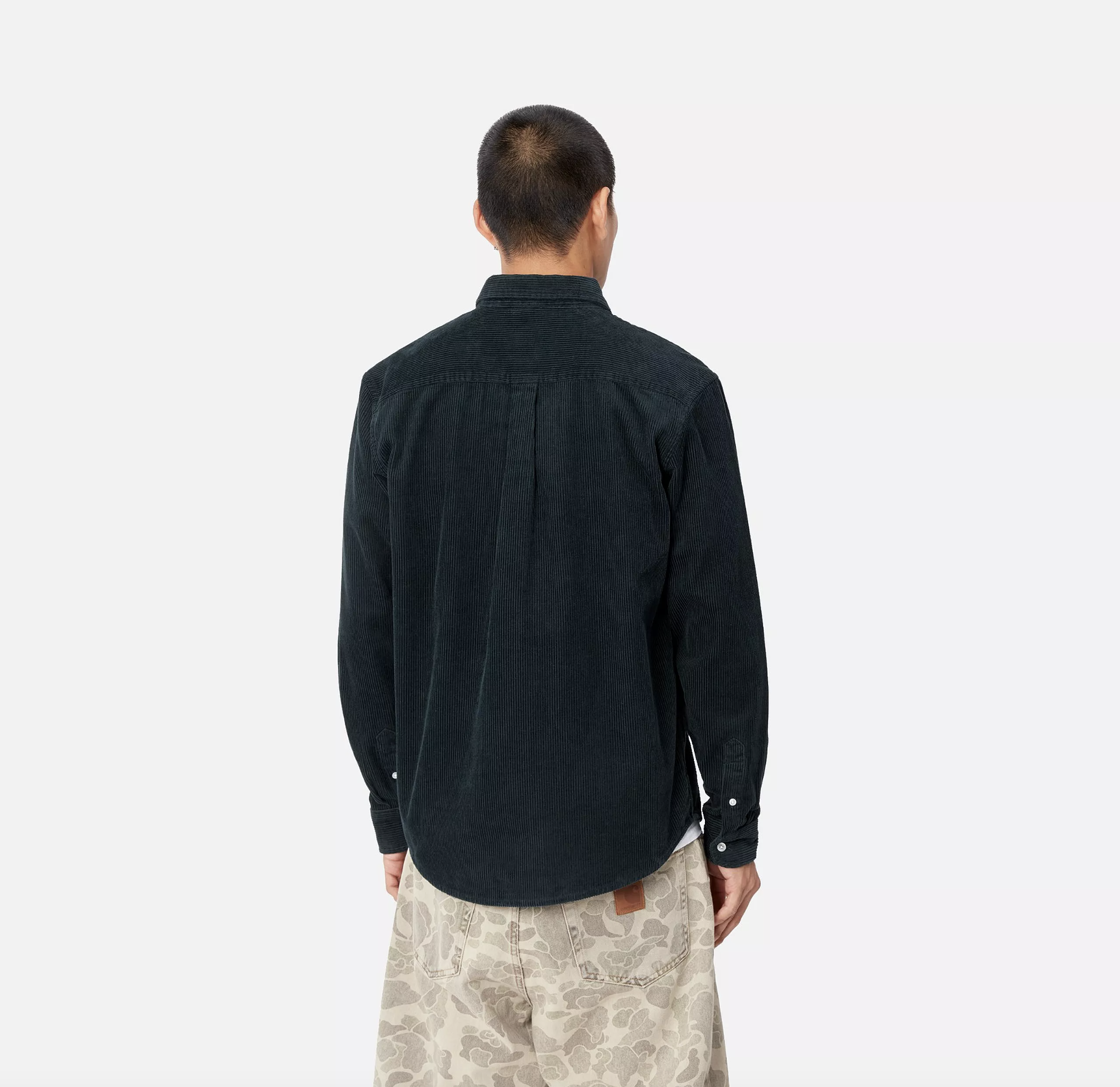 Camisa De Pana L/S Madison Cord - Duck Blue/Wax