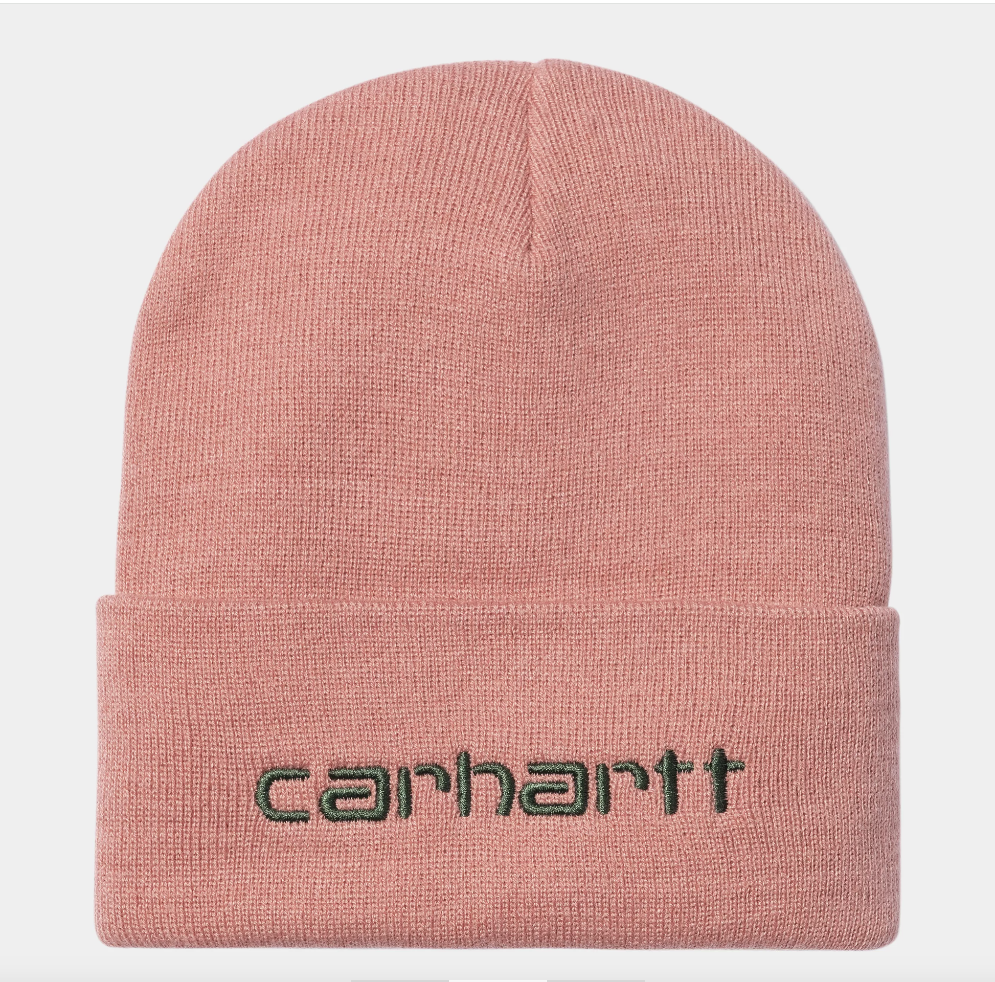 Gorro Carhartt WIP Script Beanie - Dusty Rose/Sycamore Tree