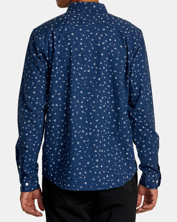 Camisa RVCA Thatll Do Print - Dark Denim