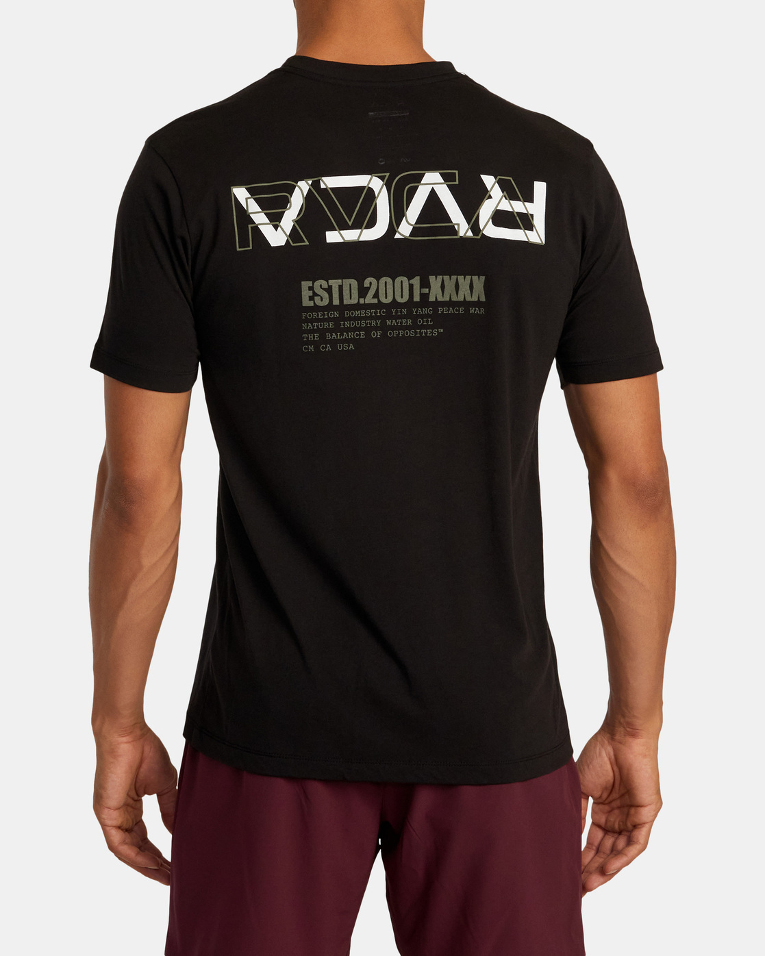 Camiseta RVCA Layer Flip - Black