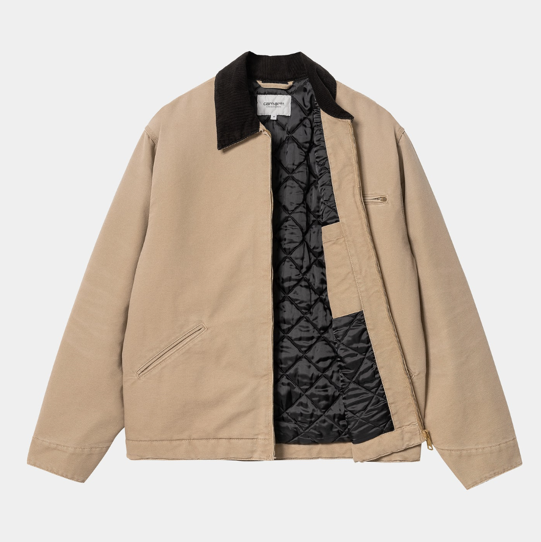 Chaqueta Carhartt WIP OG Detroit - Peanut/Black (Aged Canvas)