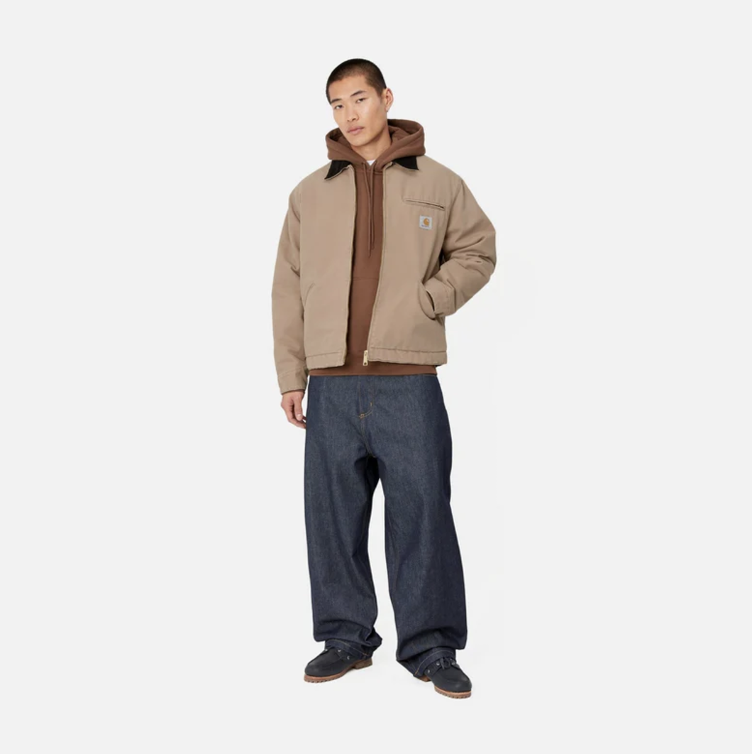 Chaqueta Carhartt WIP OG Detroit - Peanut/Black (Aged Canvas)