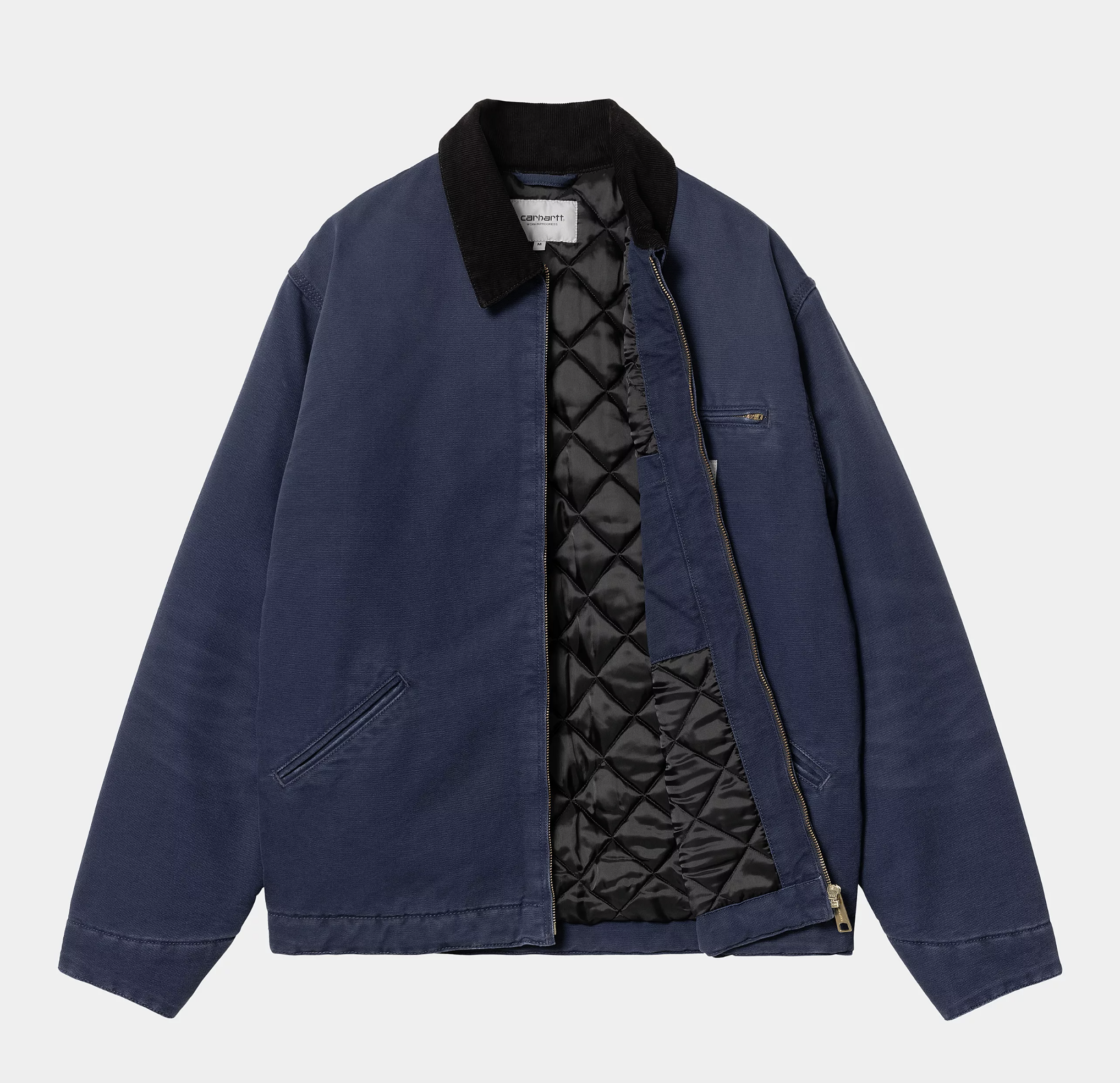 Chaqueta Carhartt WIP OG Detroit - Air Force Blue/Black (Aged Canvas)