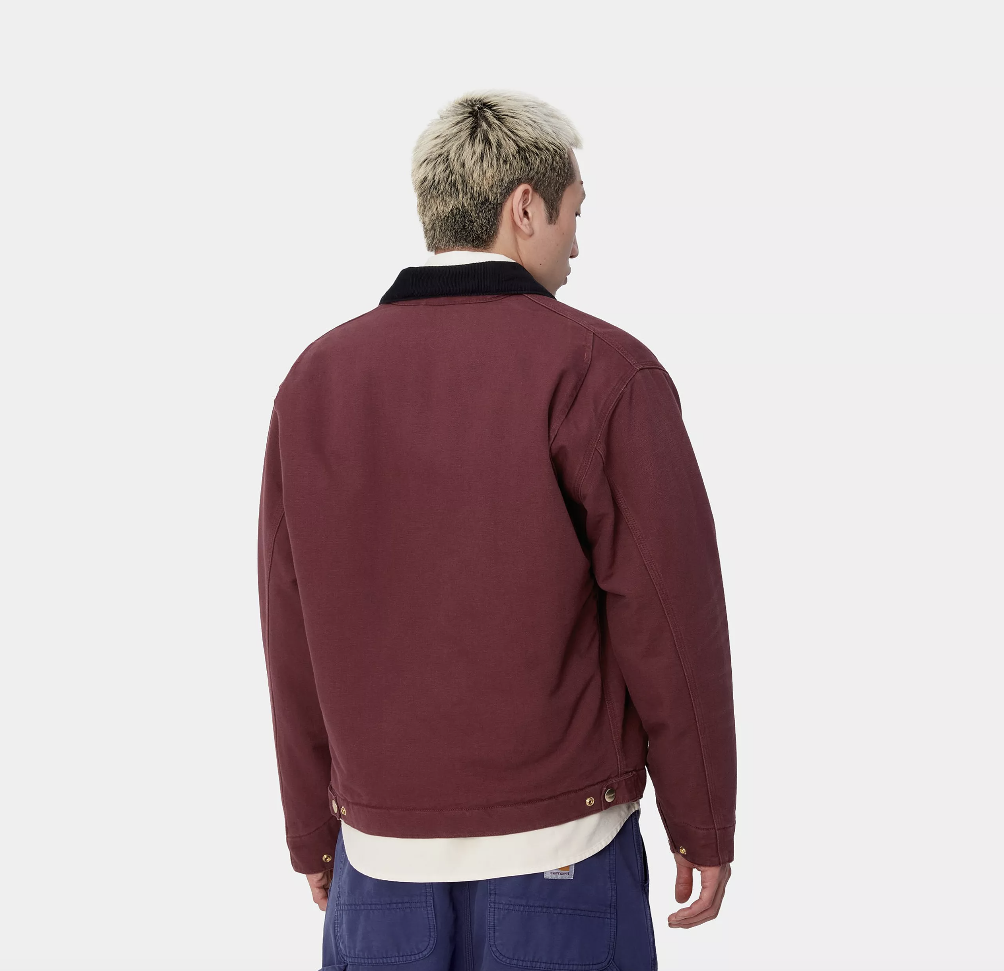 Chaqueta Carhartt WIP OG Detroit - Malbec/Black (Aged Canvas)
