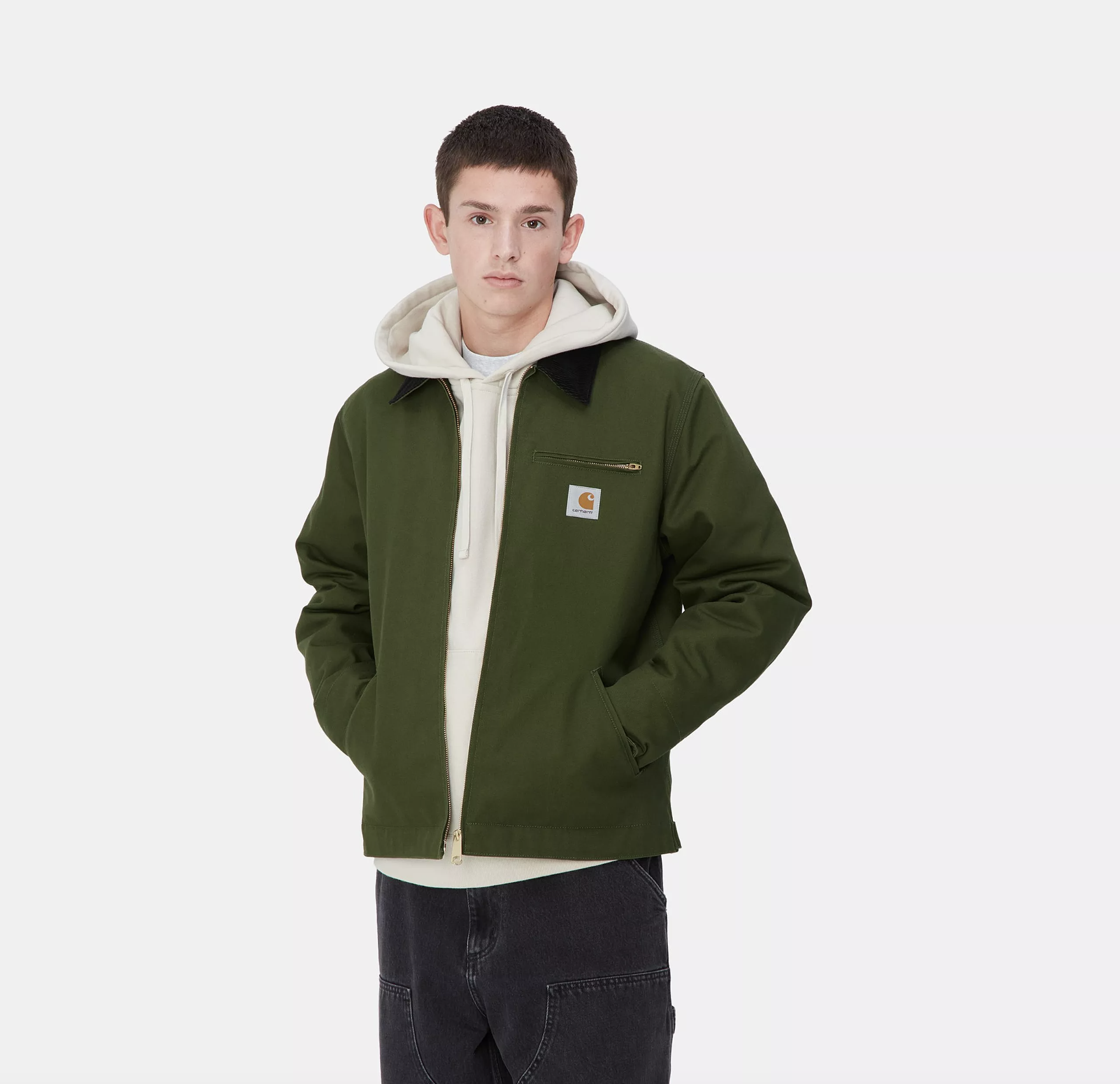 Chaqueta Carhartt WIP Detroit - Tarragon/Black (Rigid)