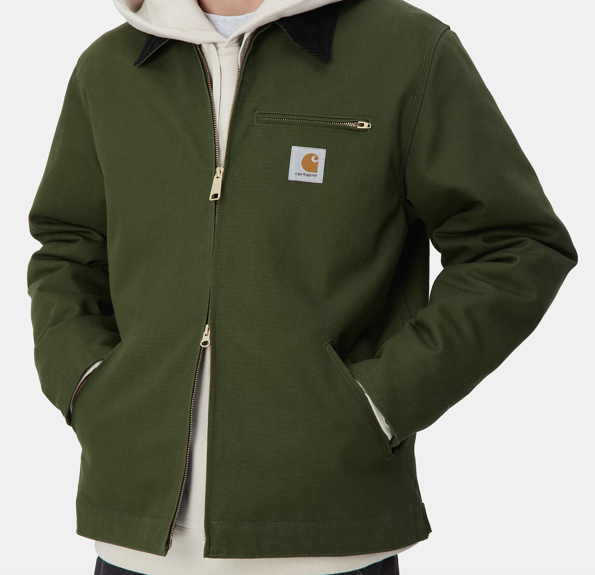 Chaqueta Carhartt WIP Detroit - Tarragon/Black (Rigid)