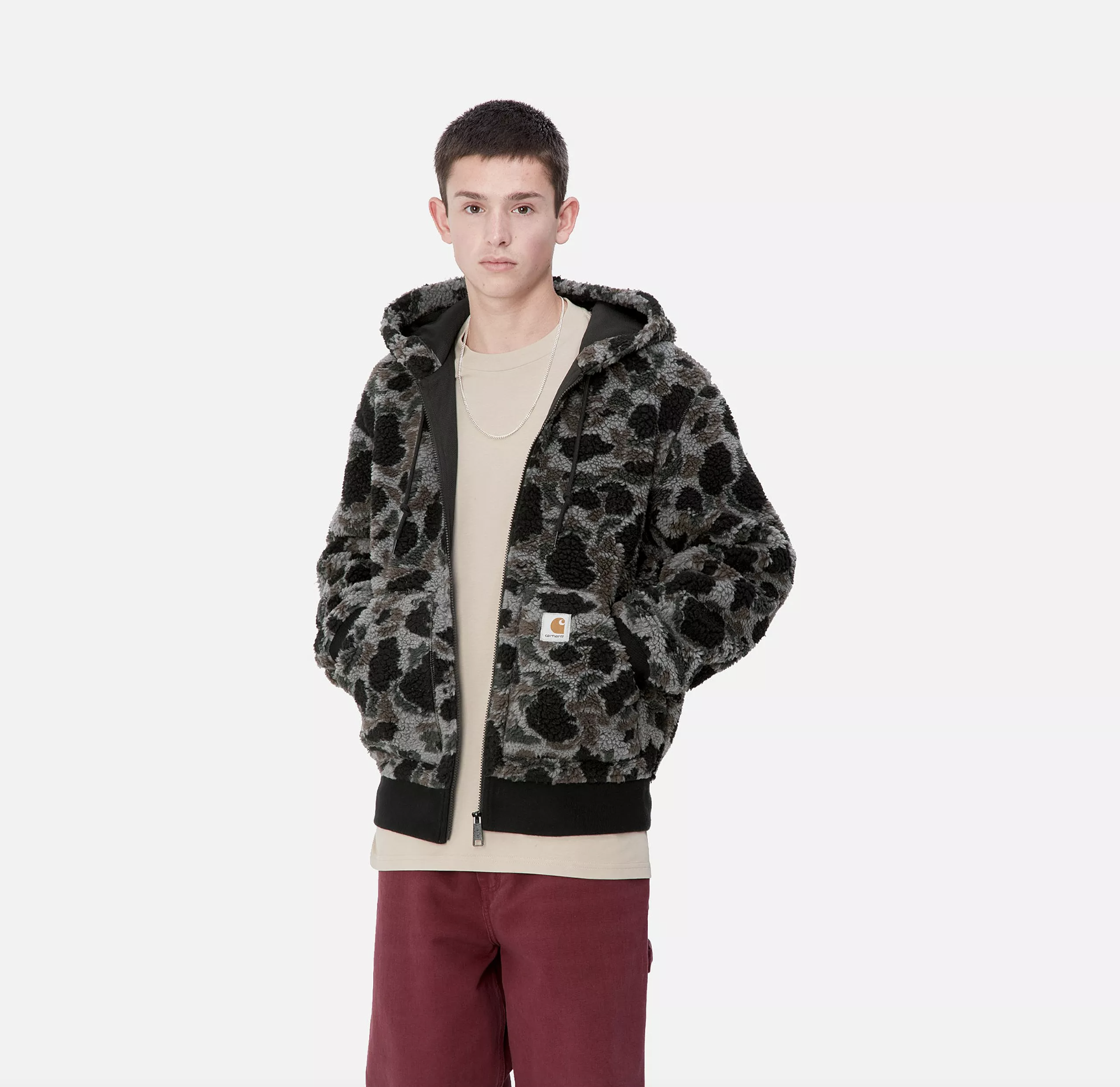 Chaqueta Carhartt WIP OG Active Liner - Camo Duck Jacquard, Grey