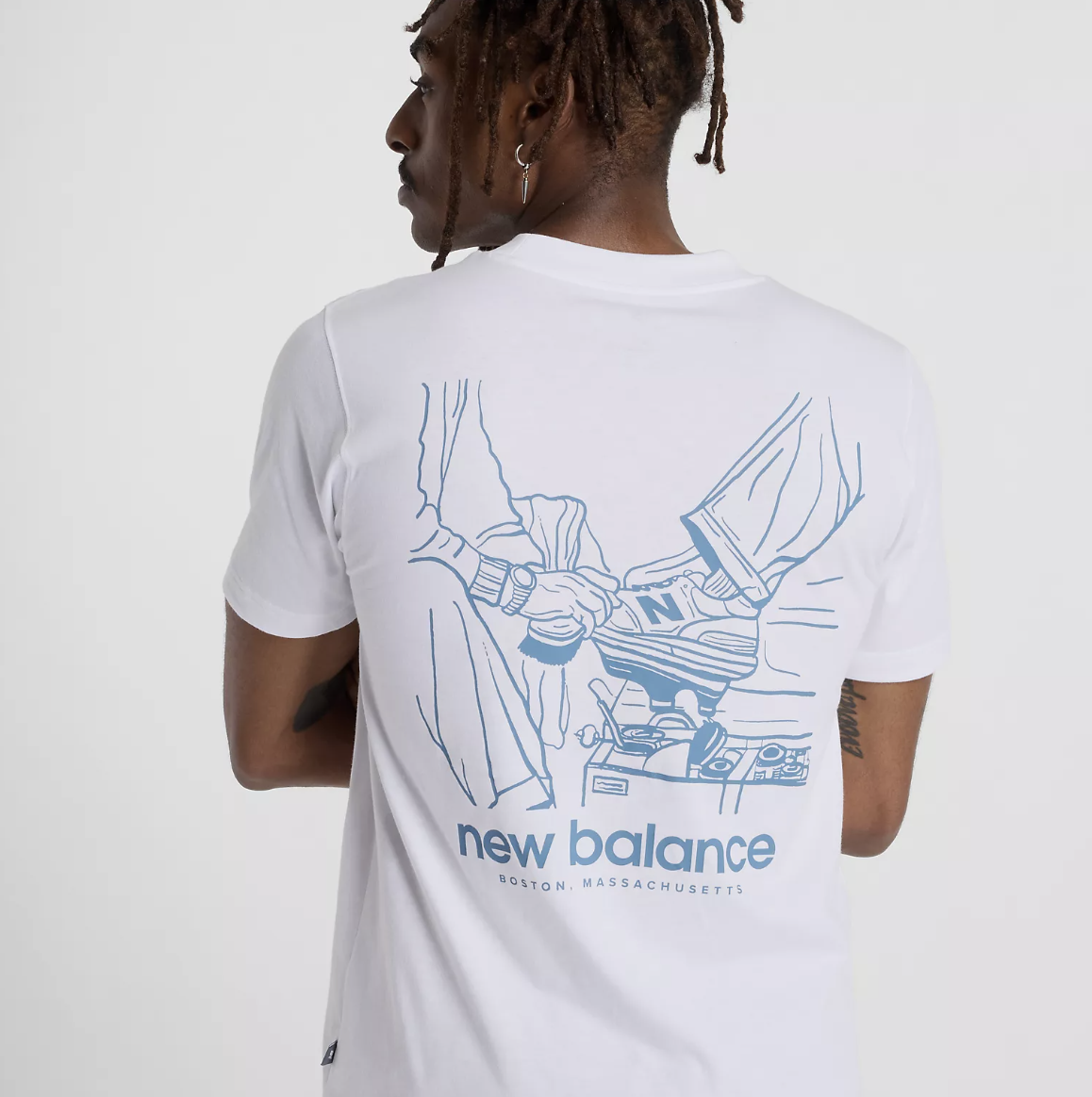 Camiseta New Balance Shine - White