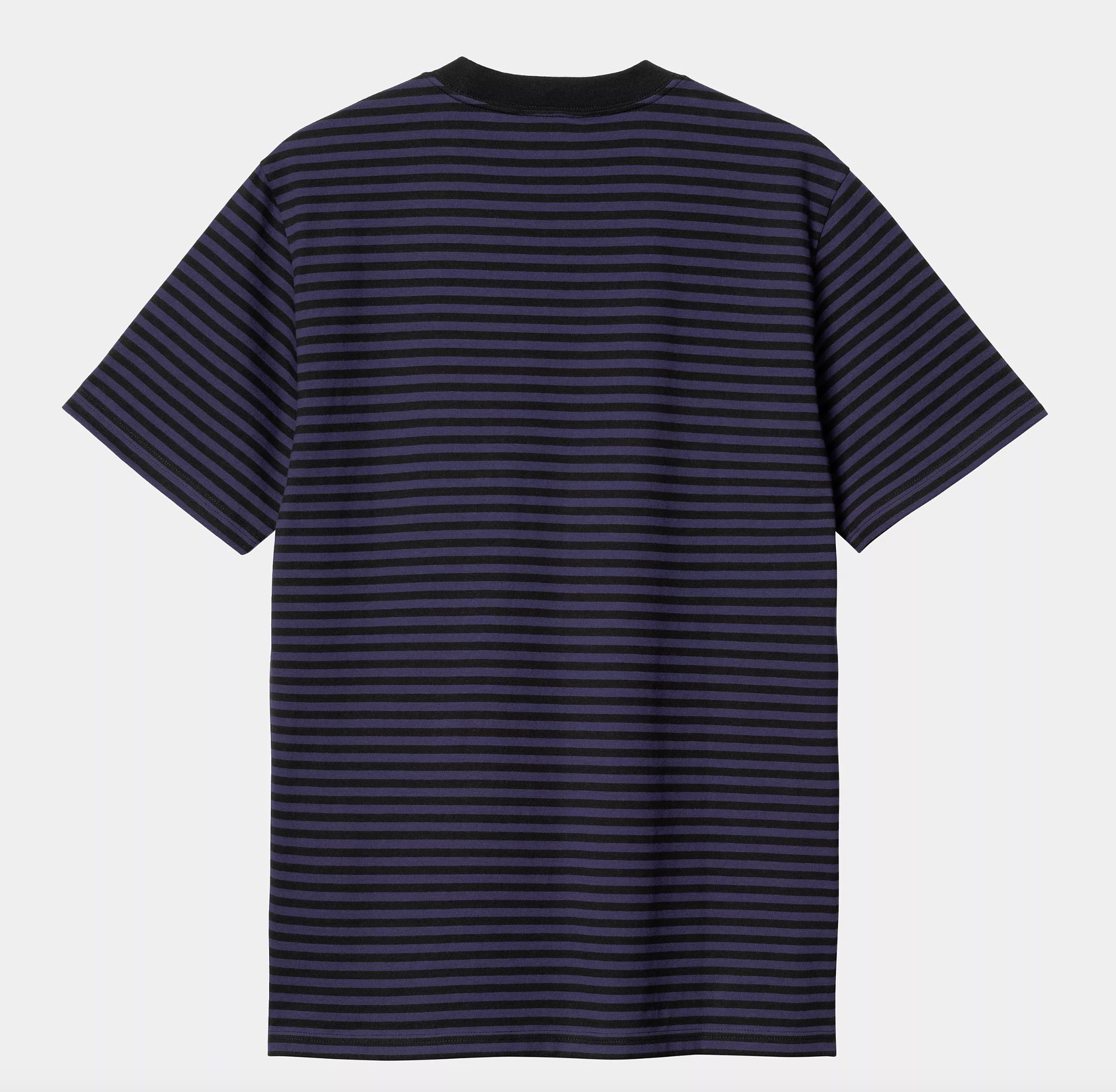 Camiseta Carhartt Wip Verner Pocket - Verner Stripe, Black/Aura