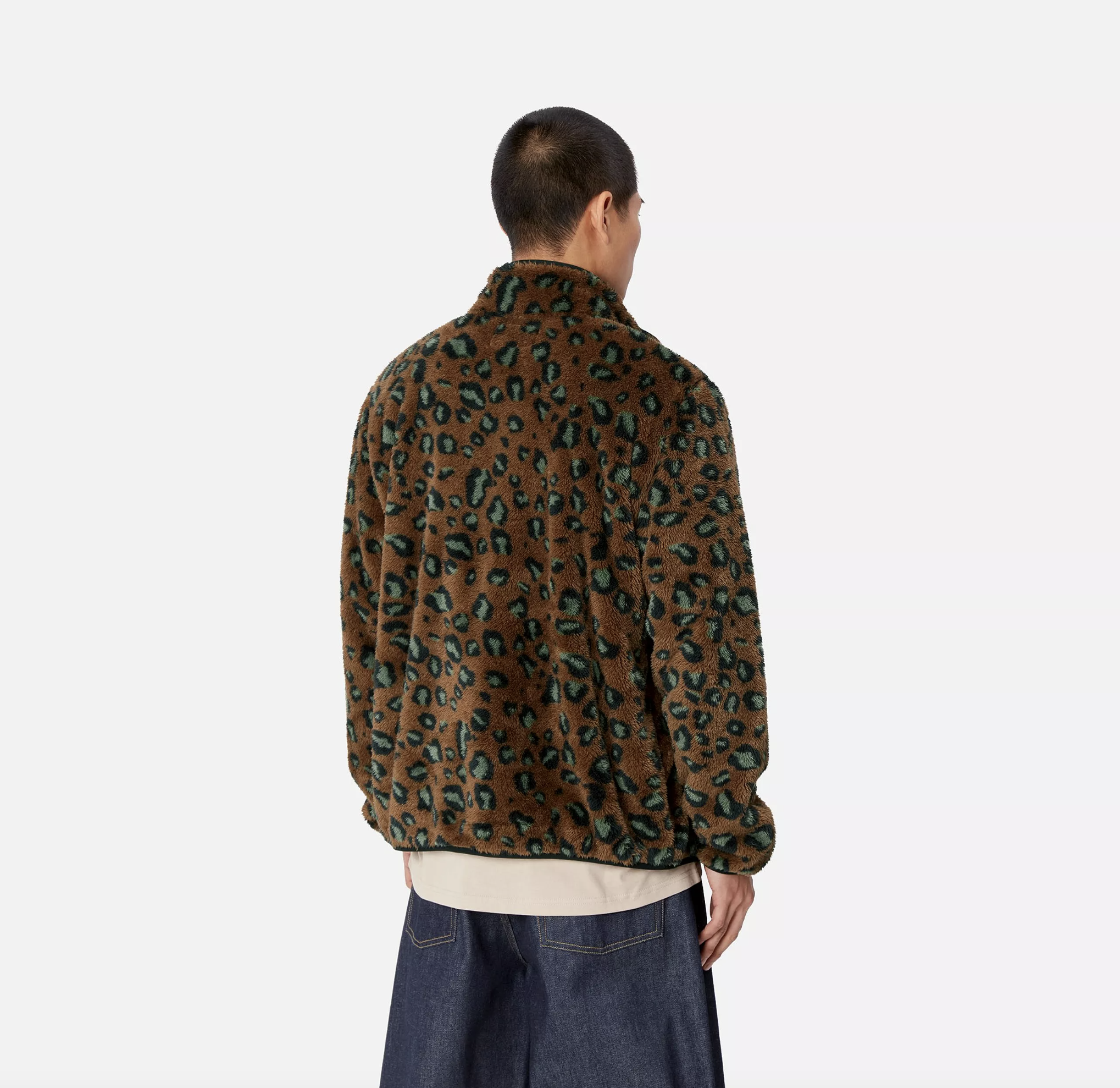 Chaqueta Carhartt WIP Jebson Sweat - Camo Leo, Tamarind/Black