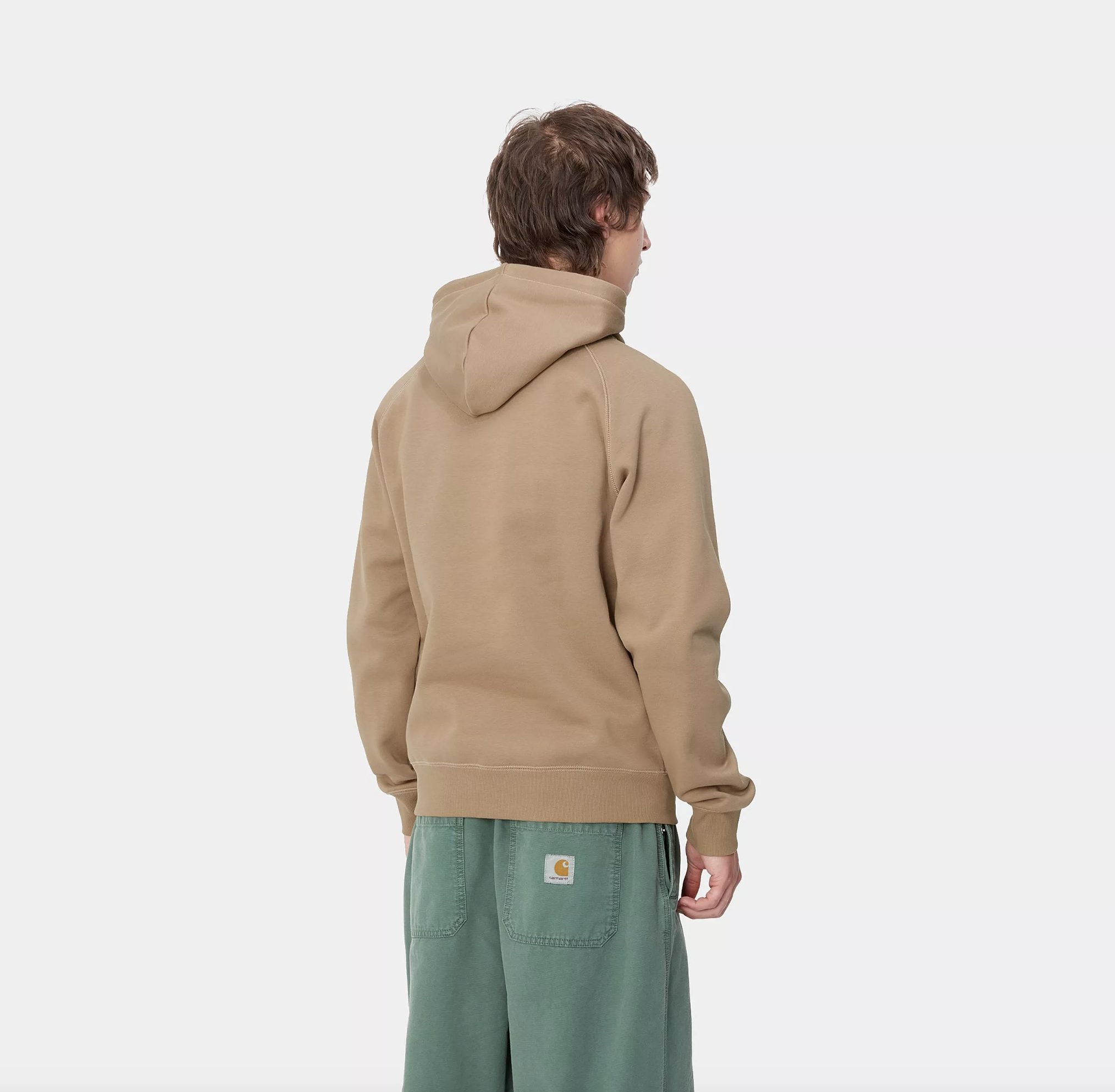 Sudadera con Capucha Carhartt Wip Chase - Peanut/Gold
