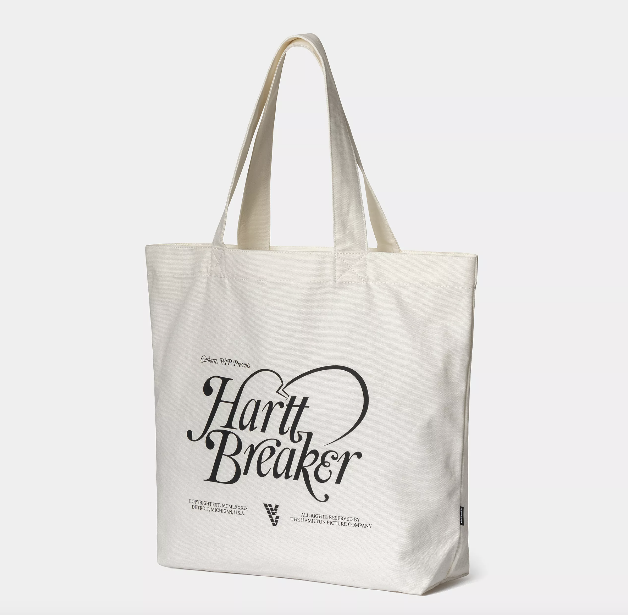 Bolso Carhartt Wip Canvas Graphic Tote Large - Harttbreaker Print/Wax