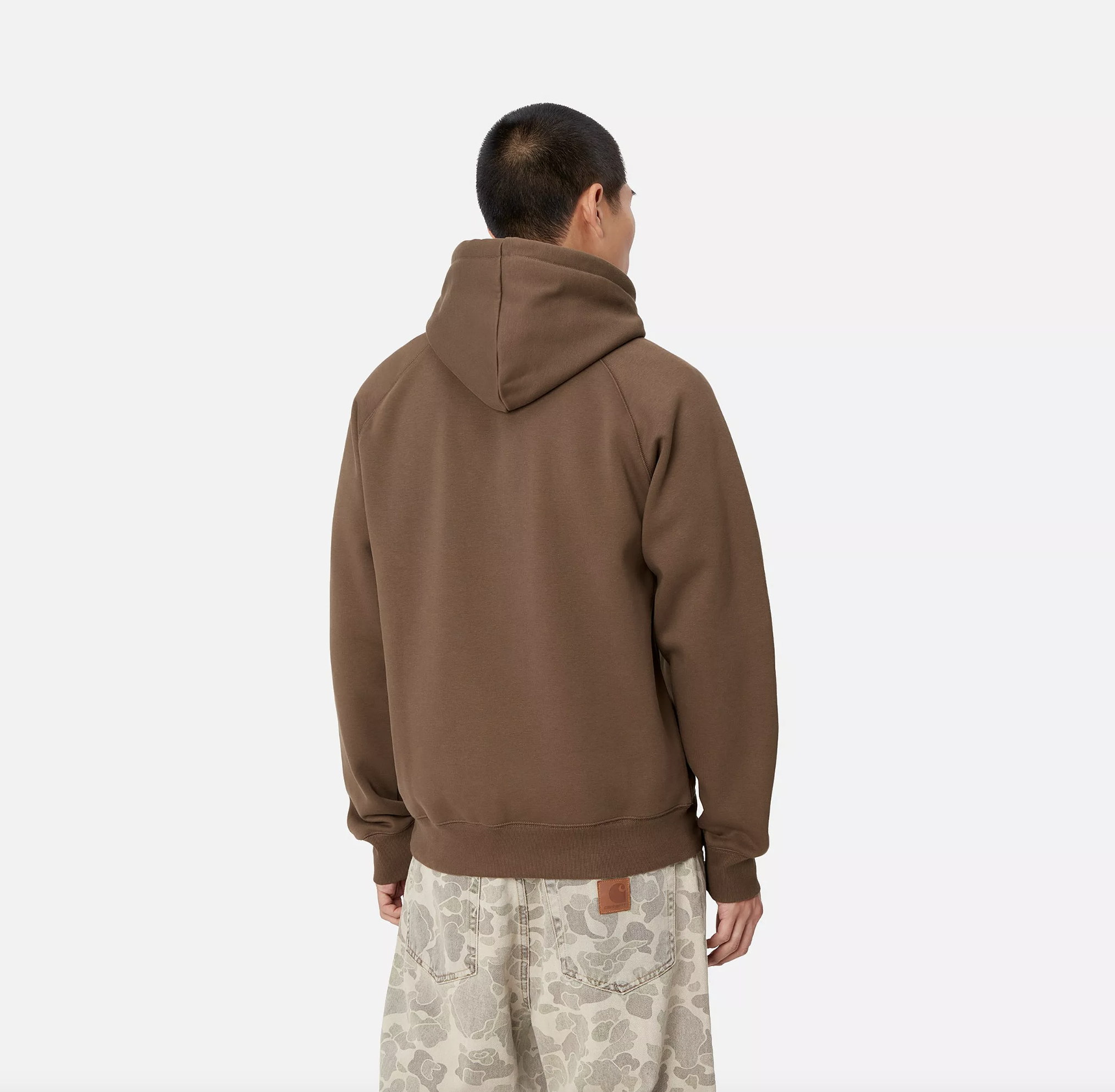 Sudadera con Capucha Carhartt Wip Chase - Chocolate/Gold
