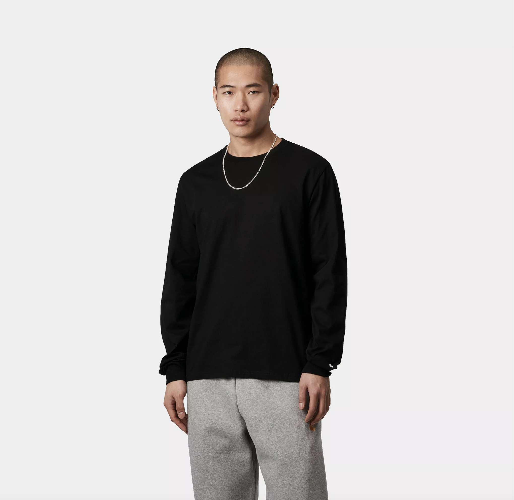 Camiseta Carhartt Wip L/S Base - Black