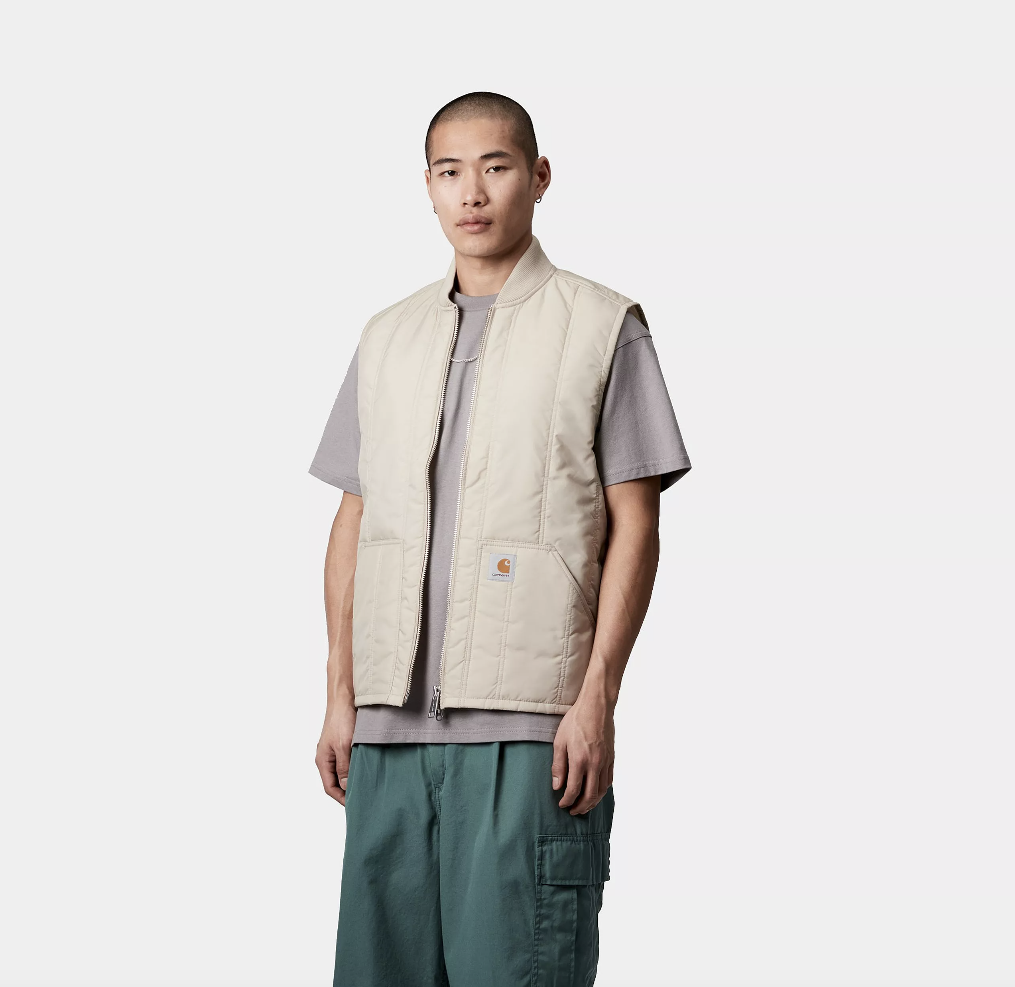 Chaleco Carhartt WIP Lachlan Vest Liner - Fleur De Sel