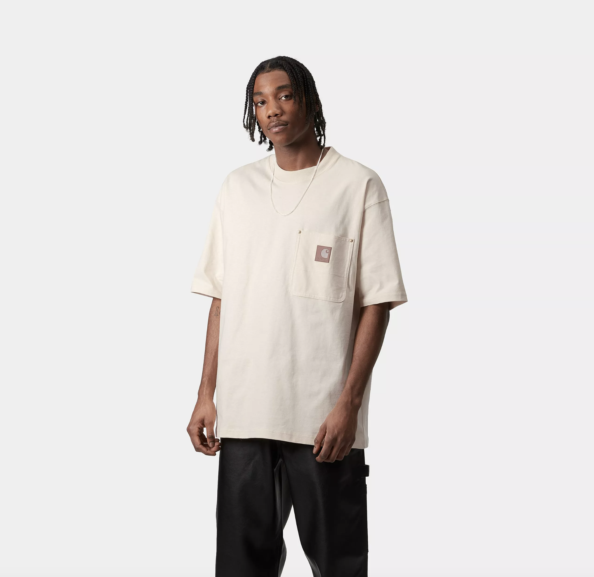 Camiseta Carhartt WIP Eldon Pocket - Natural