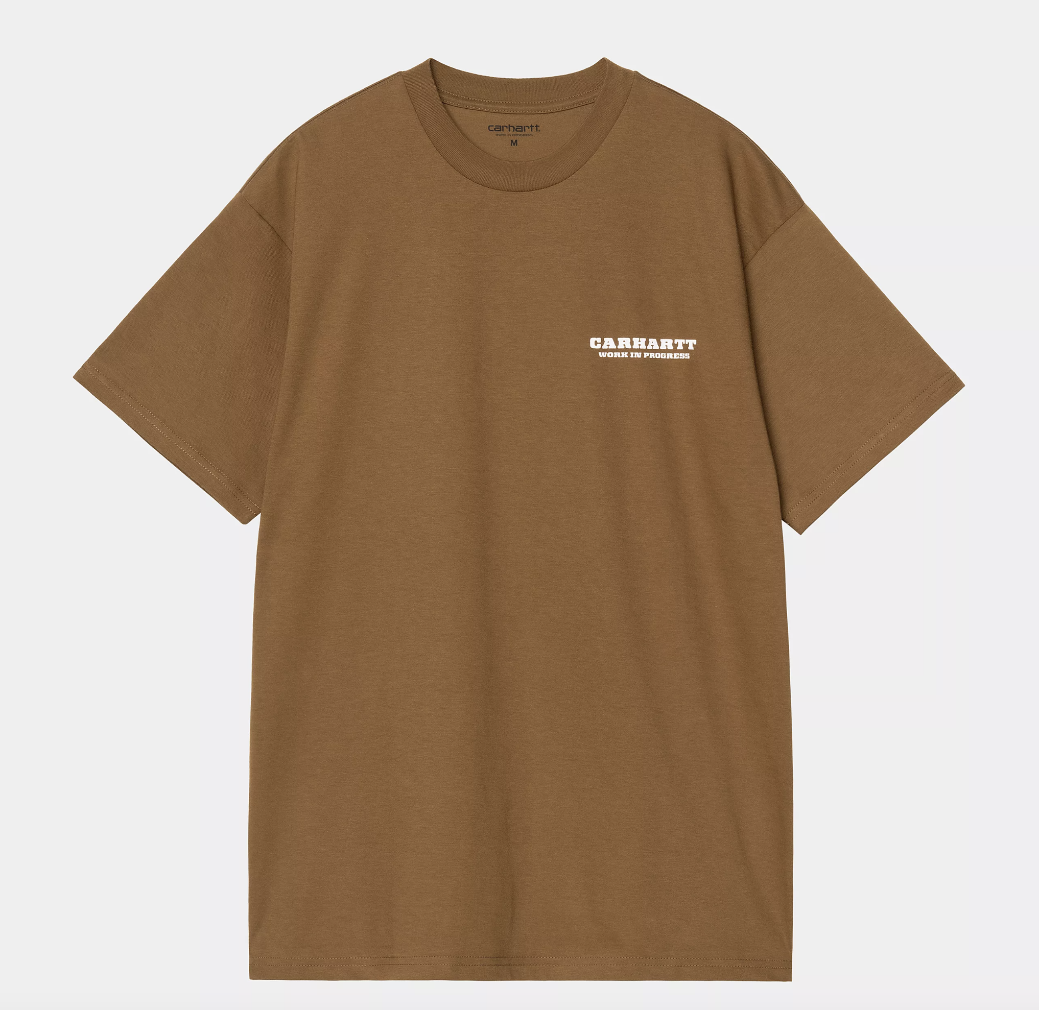 Camiseta Carhartt WIP Runaway - Hamilton Brown/White