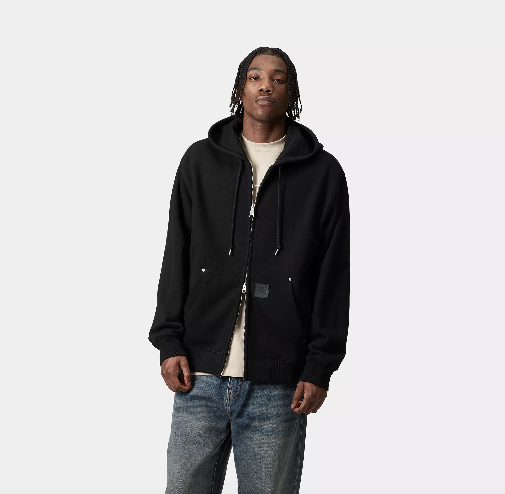 Sudadera con Cremallera Carhartt WIP Eldon - Black