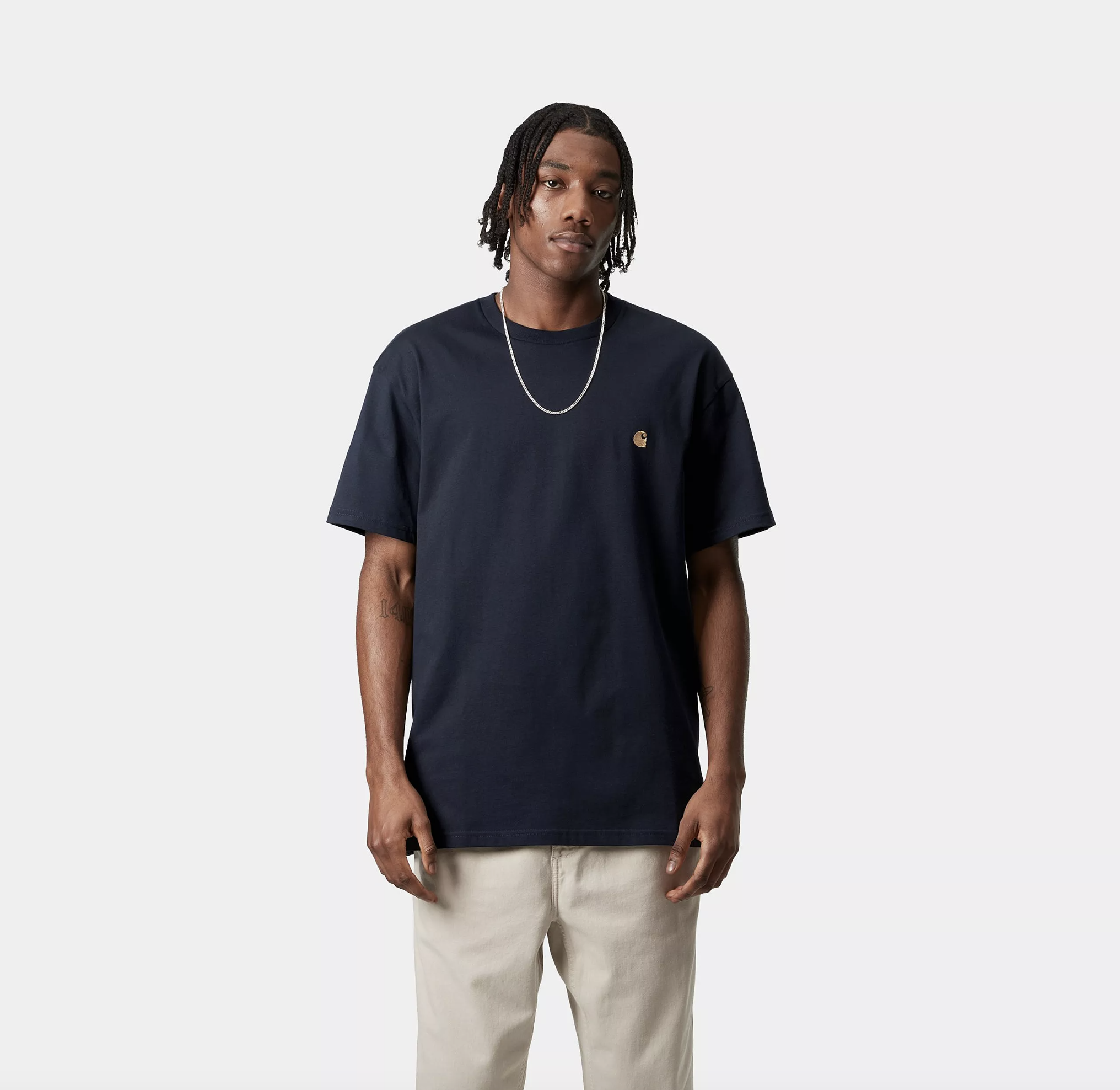 Camiseta Carhartt WIP Chase - Dark Navy