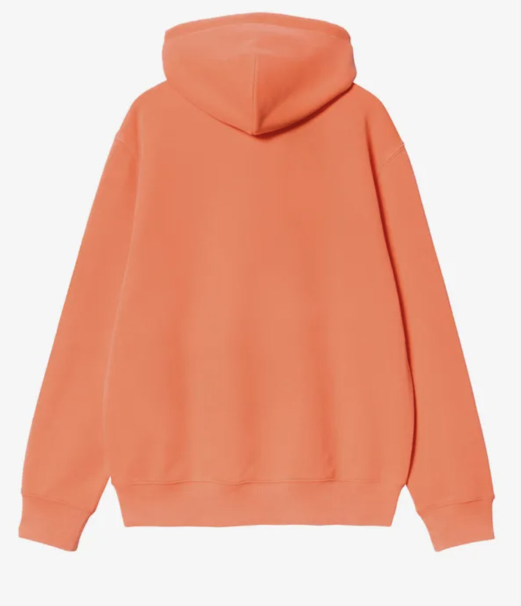 Sudadera Con Capucha Carhartt WIP Industry - Orange Garment Dyed