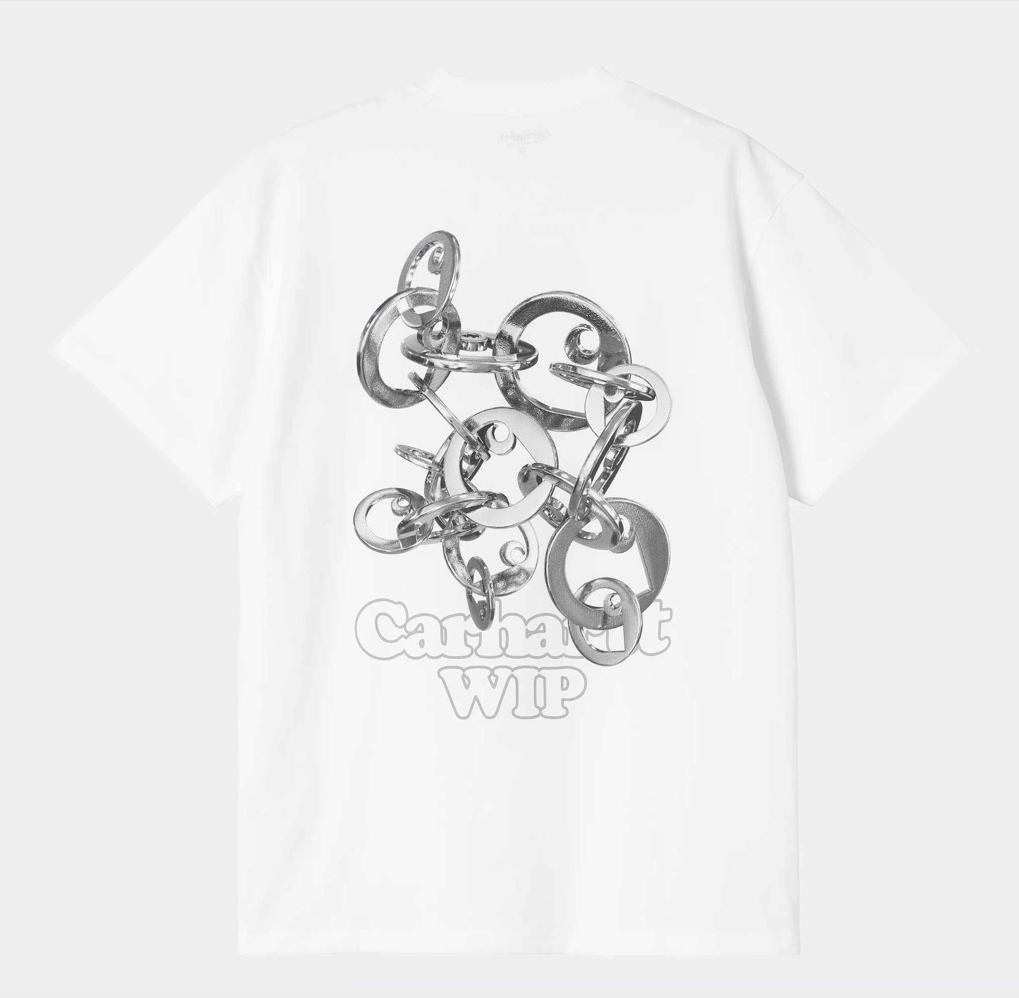 Camiseta Carhartt WIP Linked Charms - White/Silver