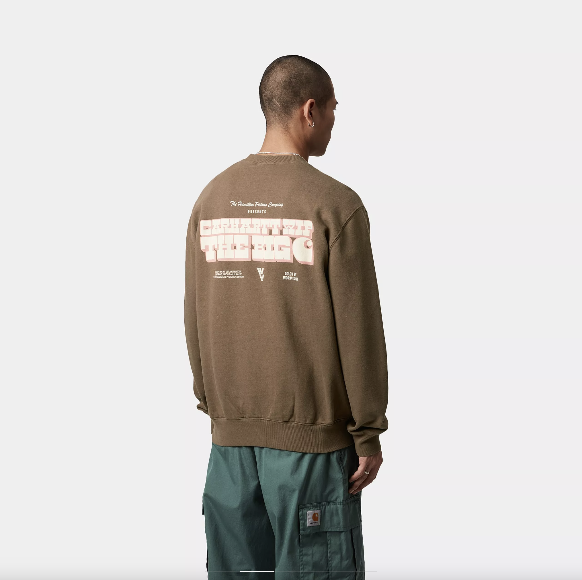 Sudadera Carhartt WIP Greatest Flicks - Coconut
