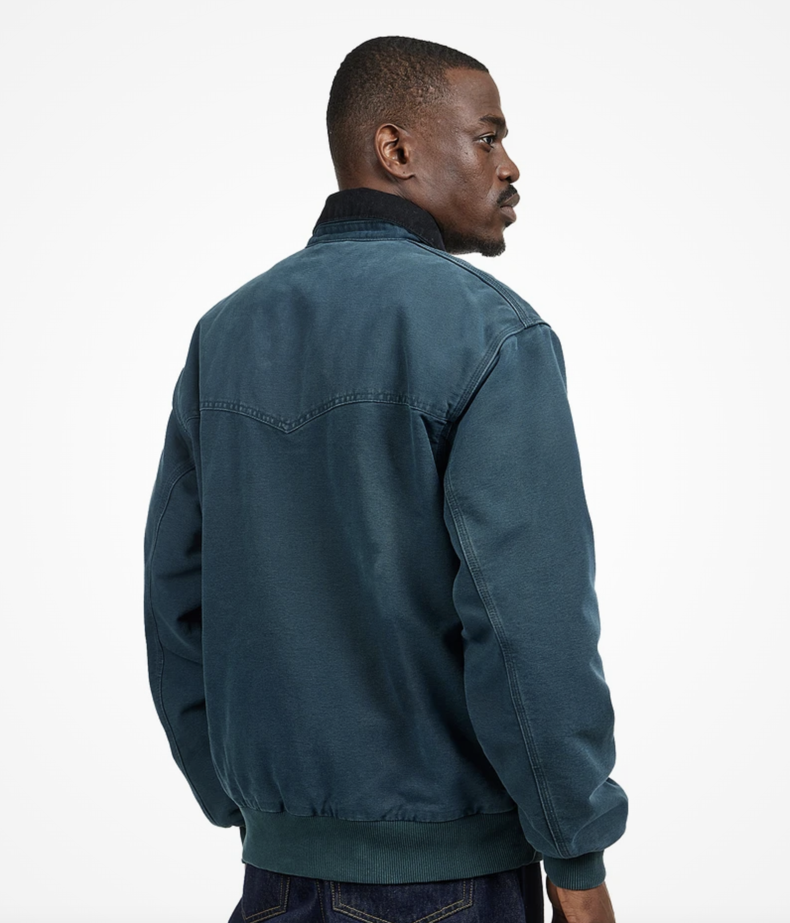 Chaqueta Carhartt WIP OG Santa Fe - Deep Lagoon (Stone Canvas)