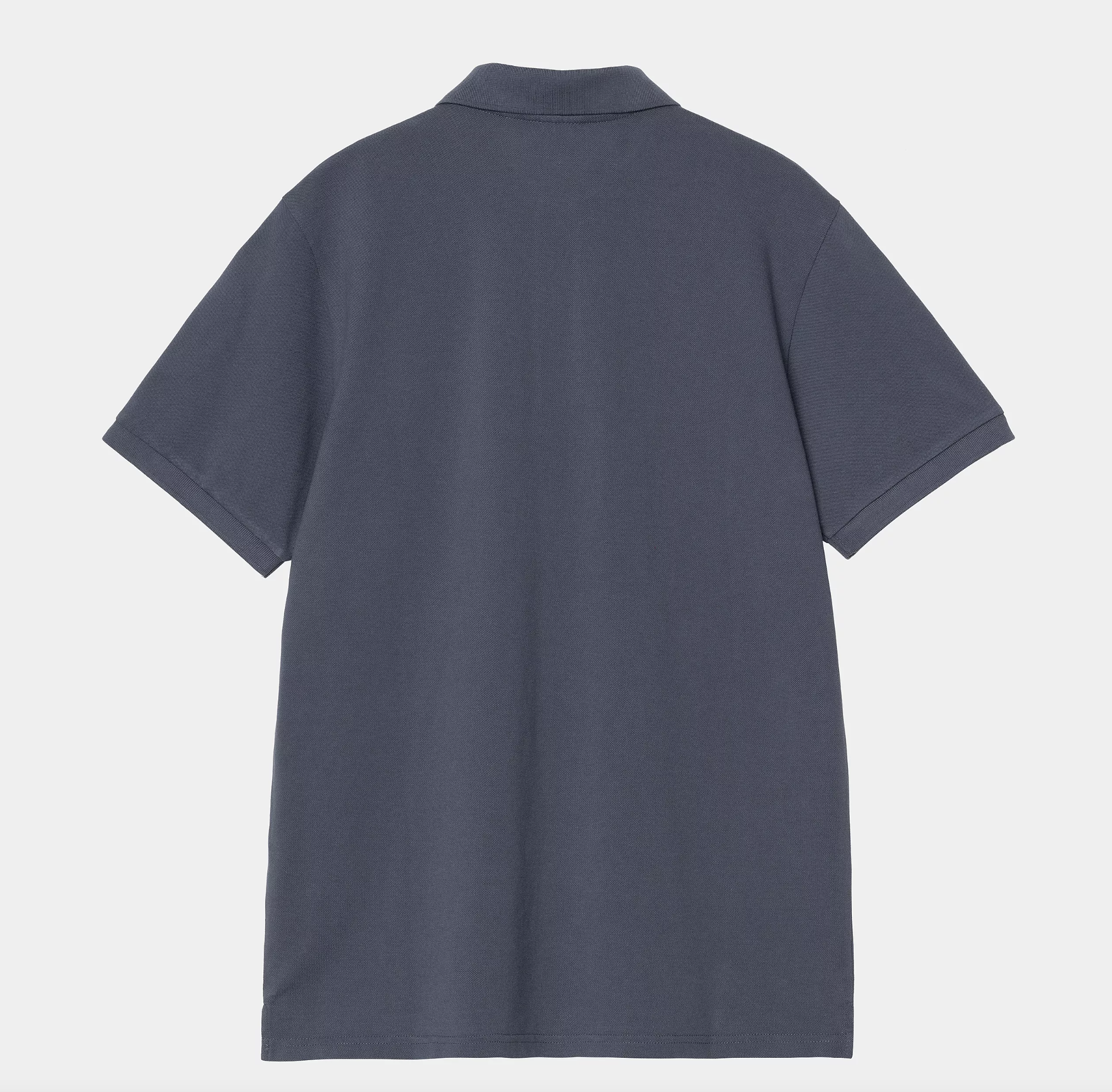 Polo Carhartt Wip SS Chase Pique - Dusky Blue/Gold