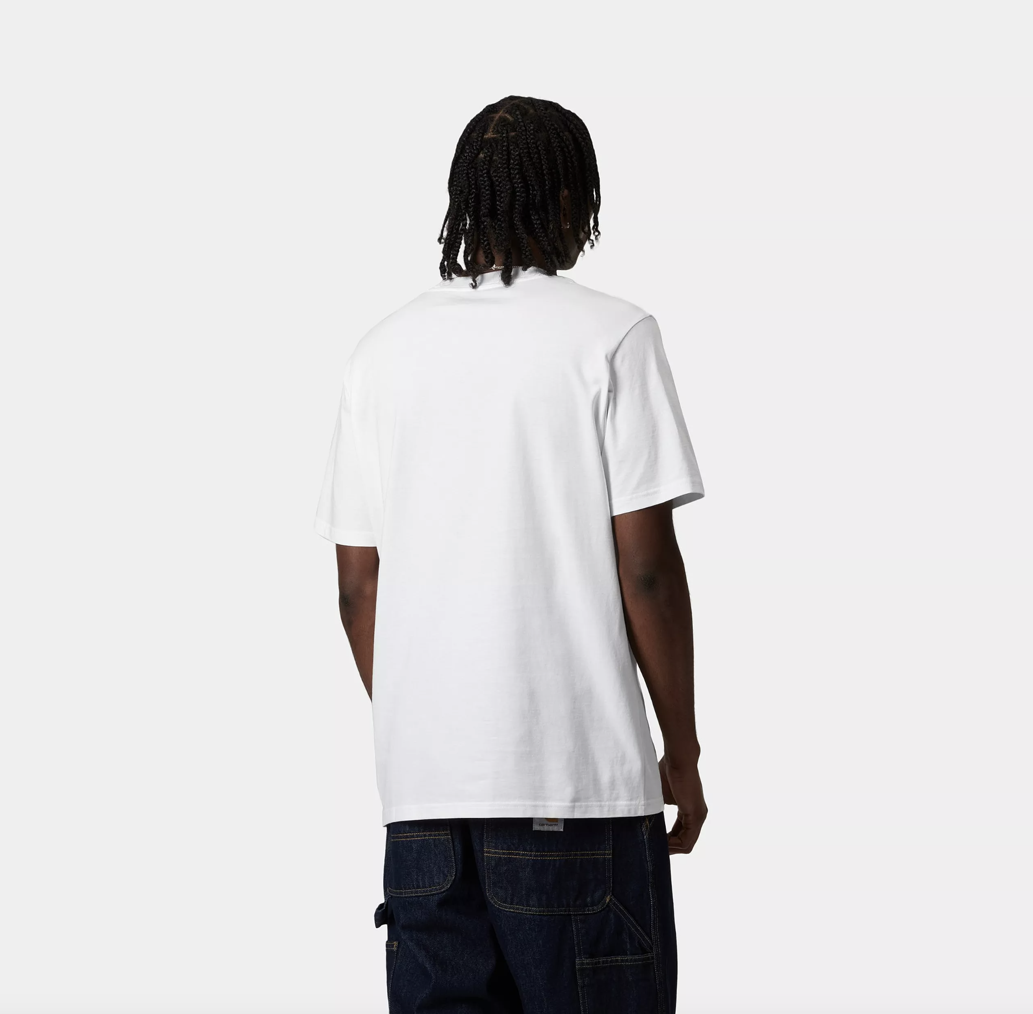 Camiseta Carhartt WIP Script - White/Black