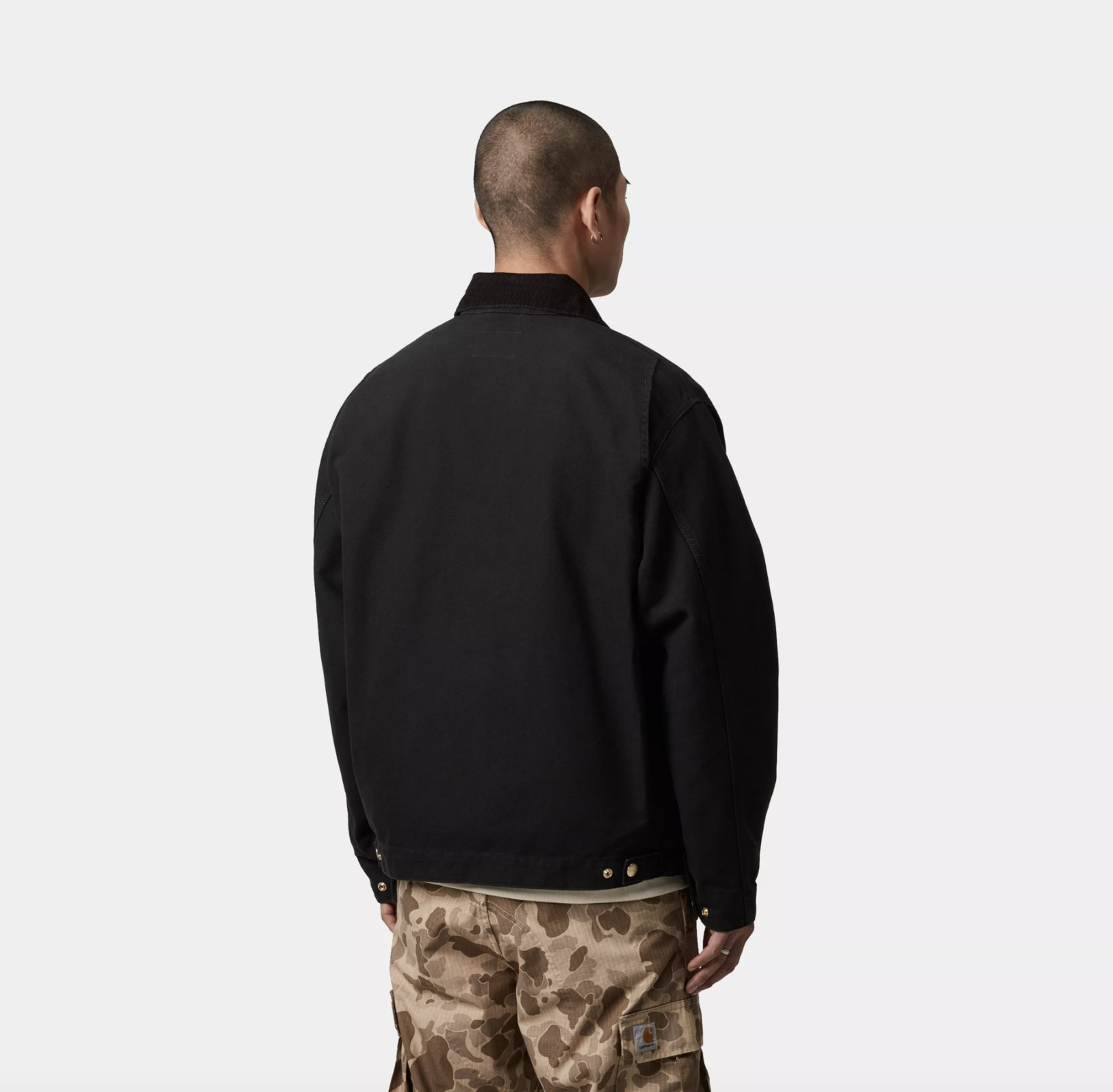 Chaqueta Carhartt OG Detroit (Dearborn Canvas) - Black/Black